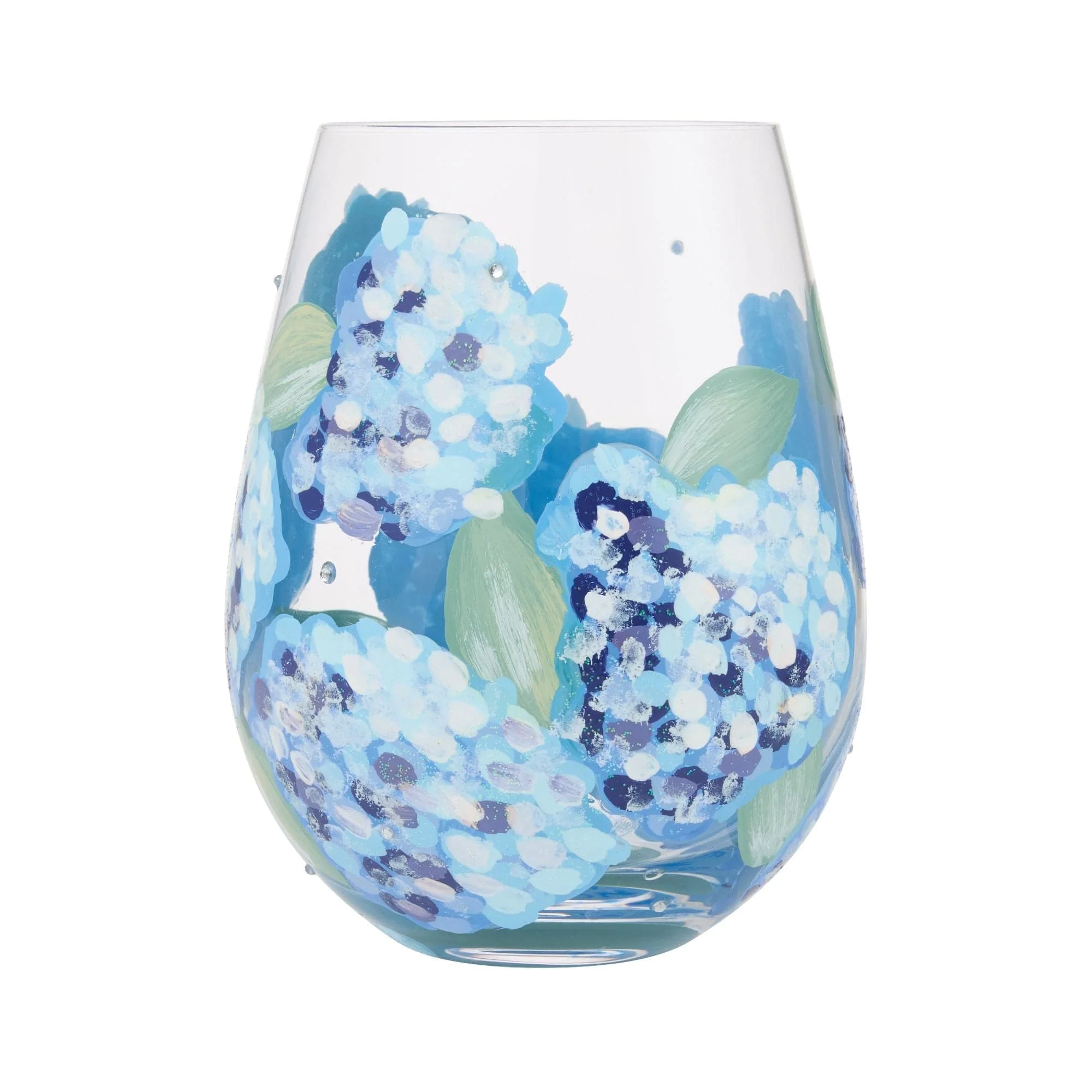 Lolita Hydrangea Stemless Wine Glass - Image 3