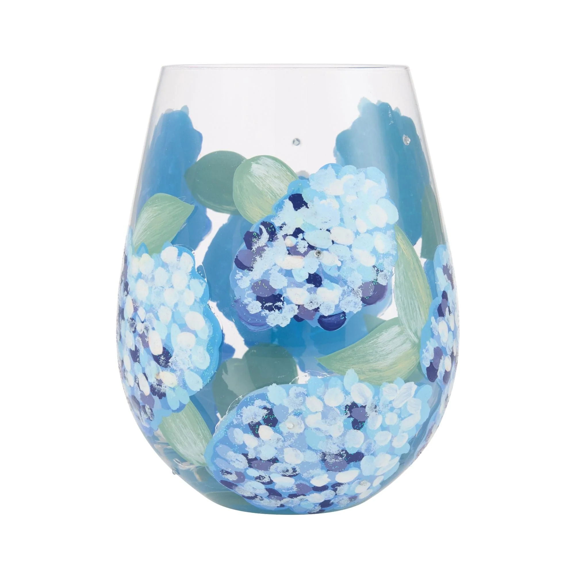 Lolita Hydrangea Stemless Wine Glass - Image 4