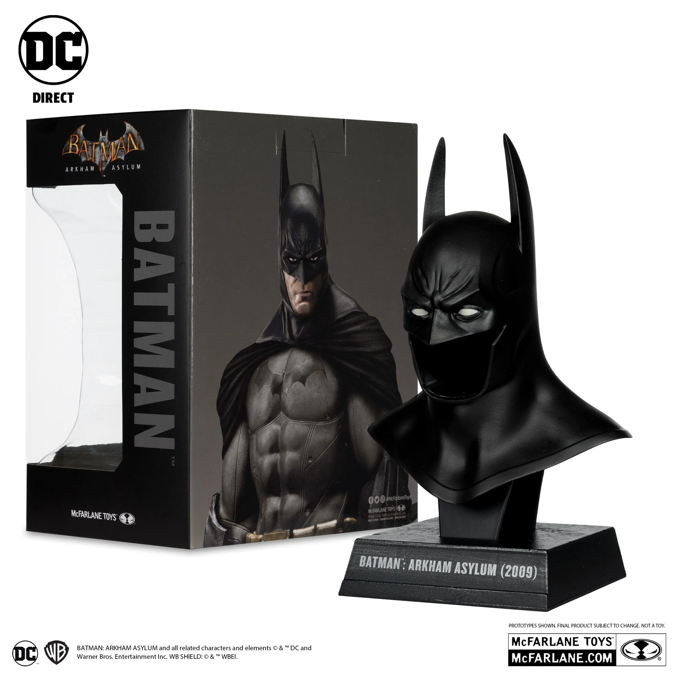 McFarlane Toys DC Direct Batman Arkham Asylum 1:3 Replica Cowl