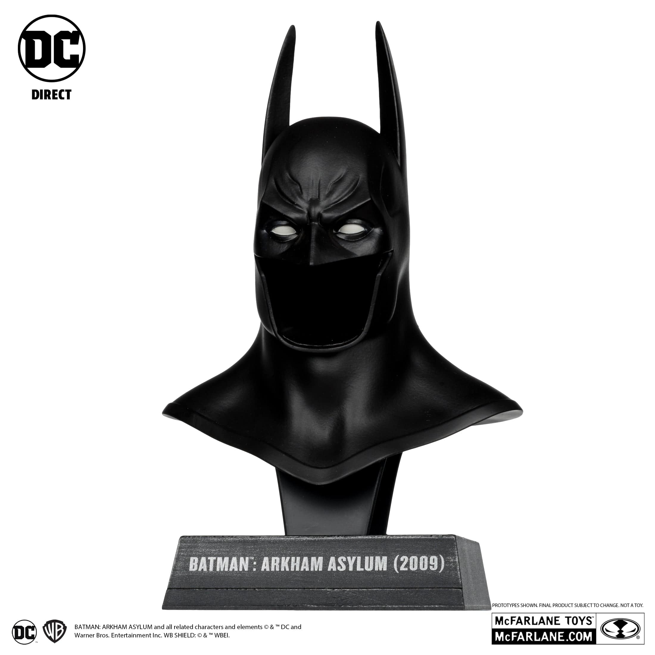 McFarlane Toys DC Direct Batman Arkham Asylum 1:3 Replica Cowl - Image 2