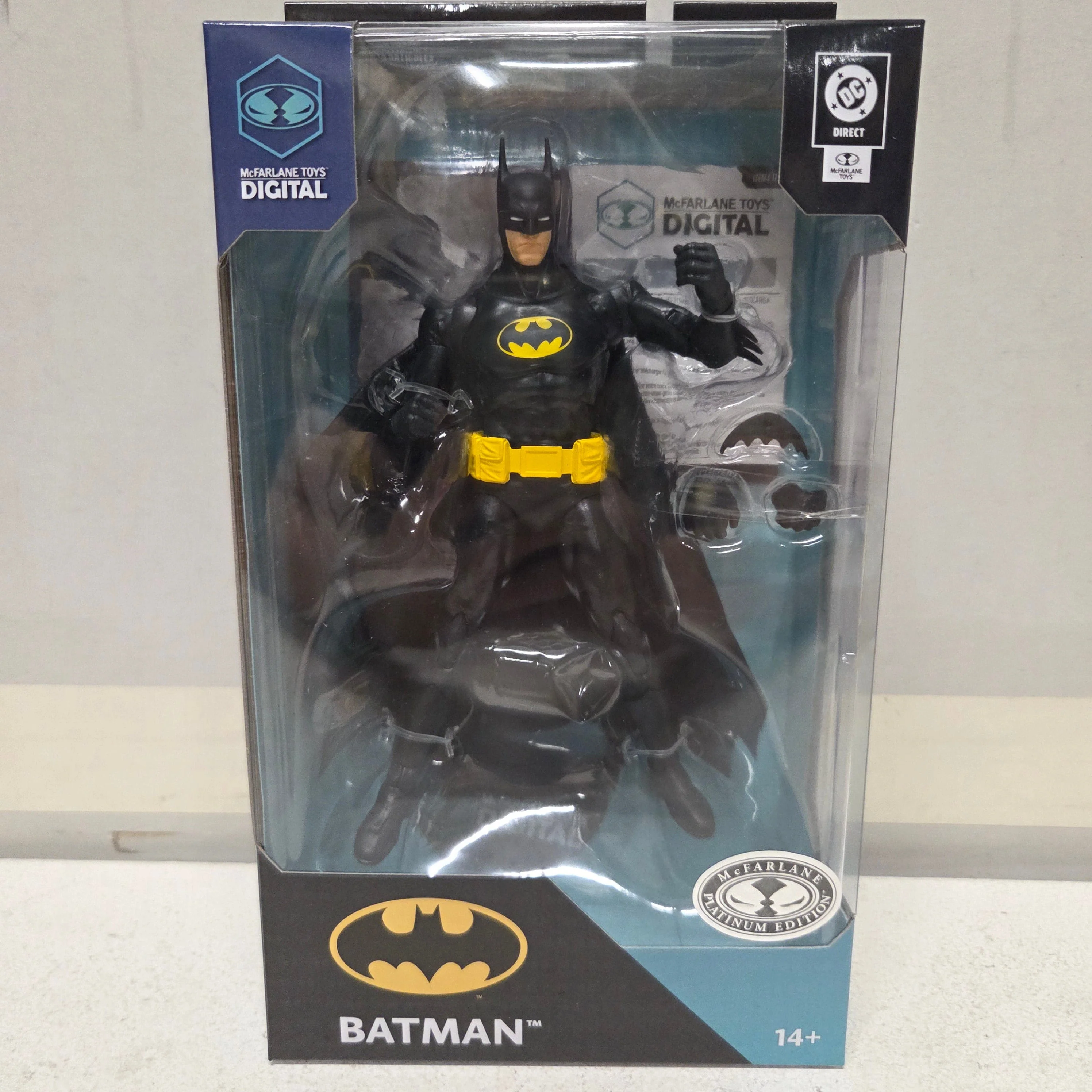 McFarlane Toys DC Direct Batman Figure No Man's Land Digital Platinum Version