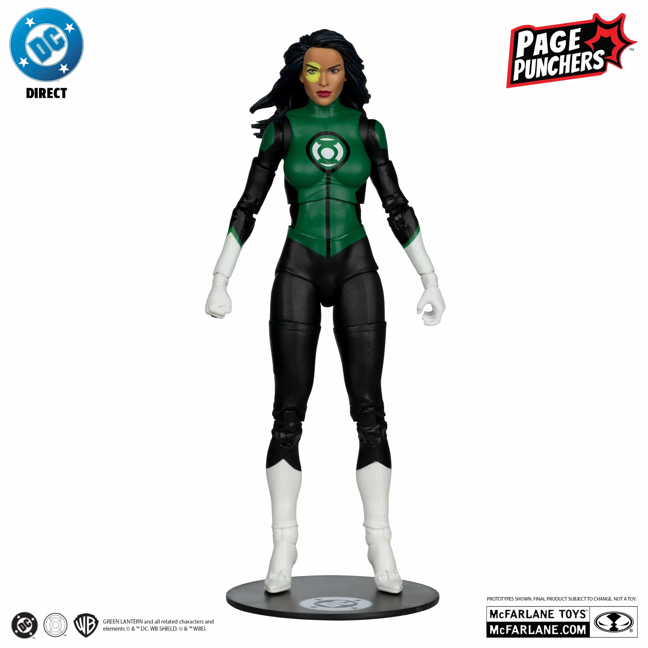 McFarlane Toys DC Direct Green Lantern Jessica Cruz Green Lanterns #48 Page Puncher Platinum Edition Action Figure - Image 3