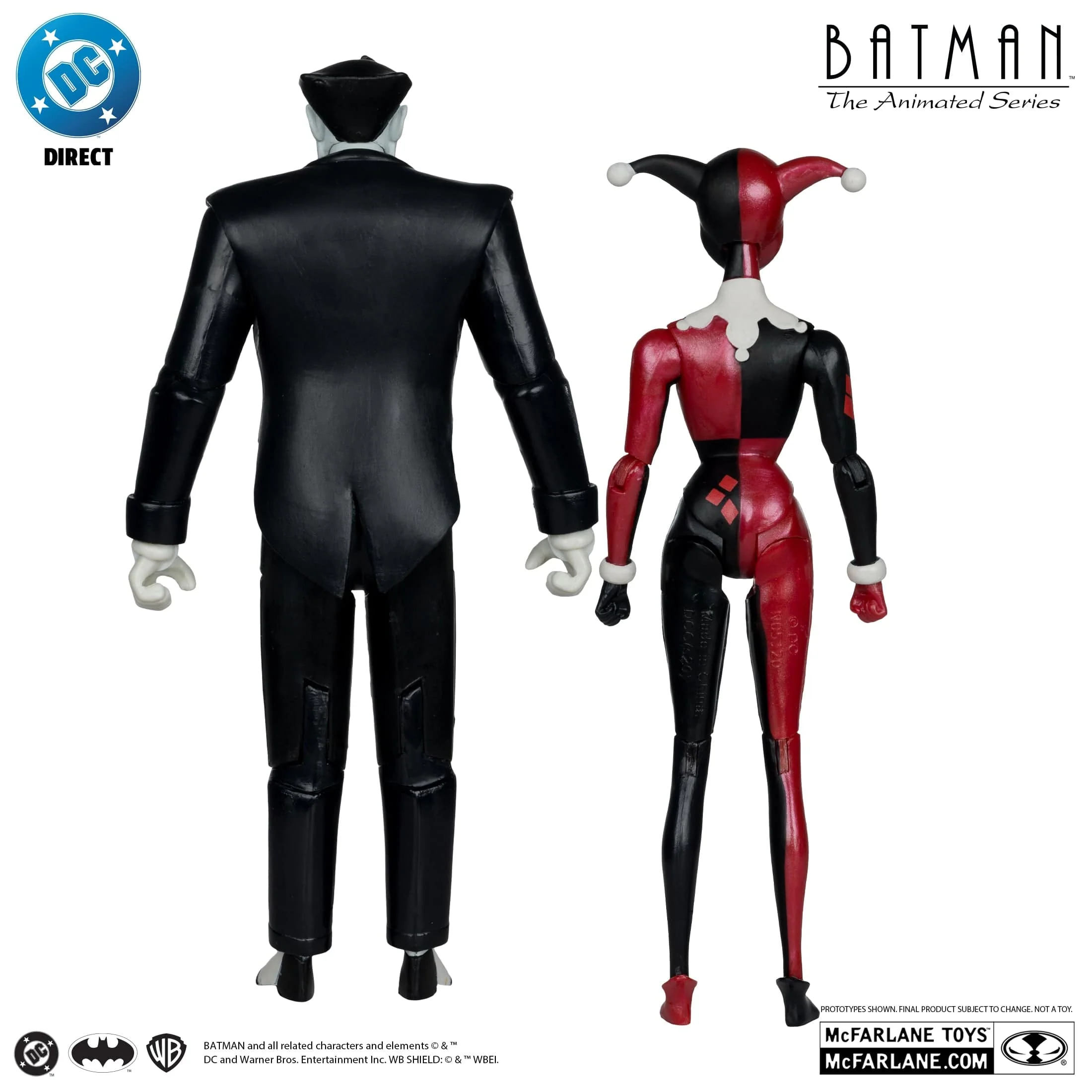 McFarlane Toys DC Direct The Joker & Harley Quinn Mad Love 2 Pack Batman The Animated Series Action Figures - Image 3