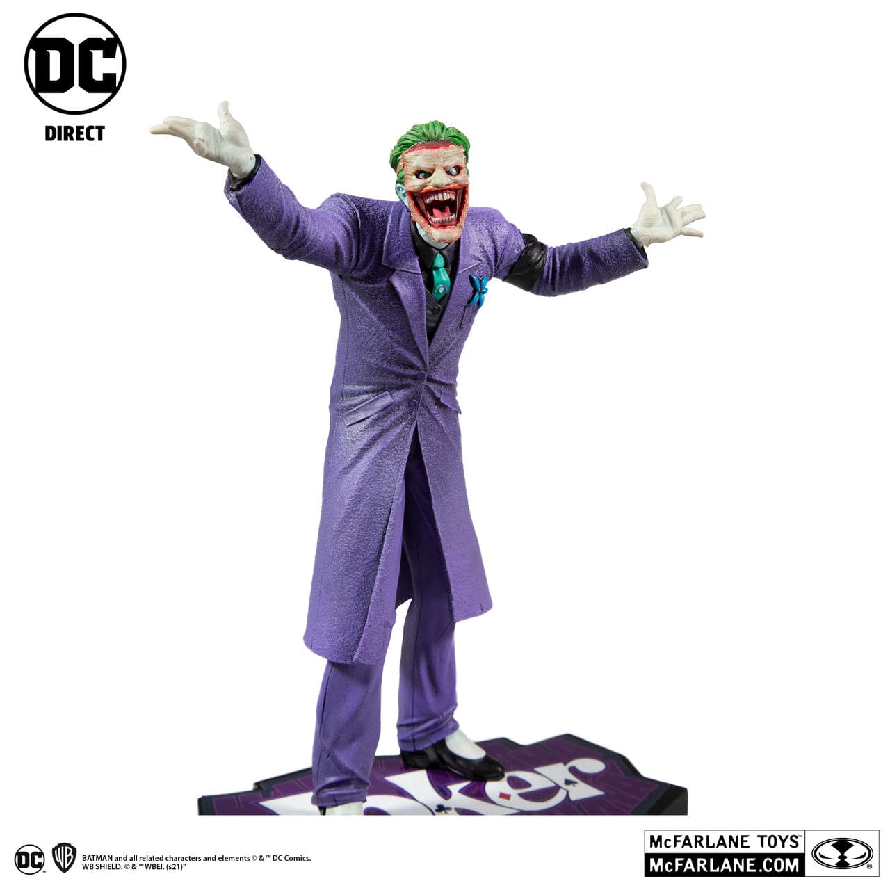 McFarlane Toys DC Direct The Joker Purple Craze Statue