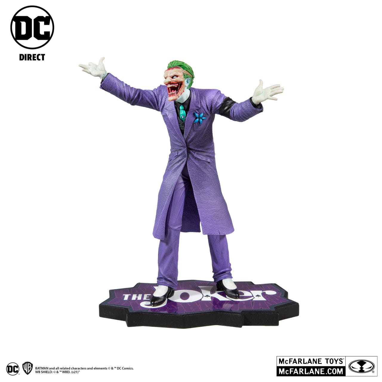 McFarlane Toys DC Direct The Joker Purple Craze Statue - Image 2