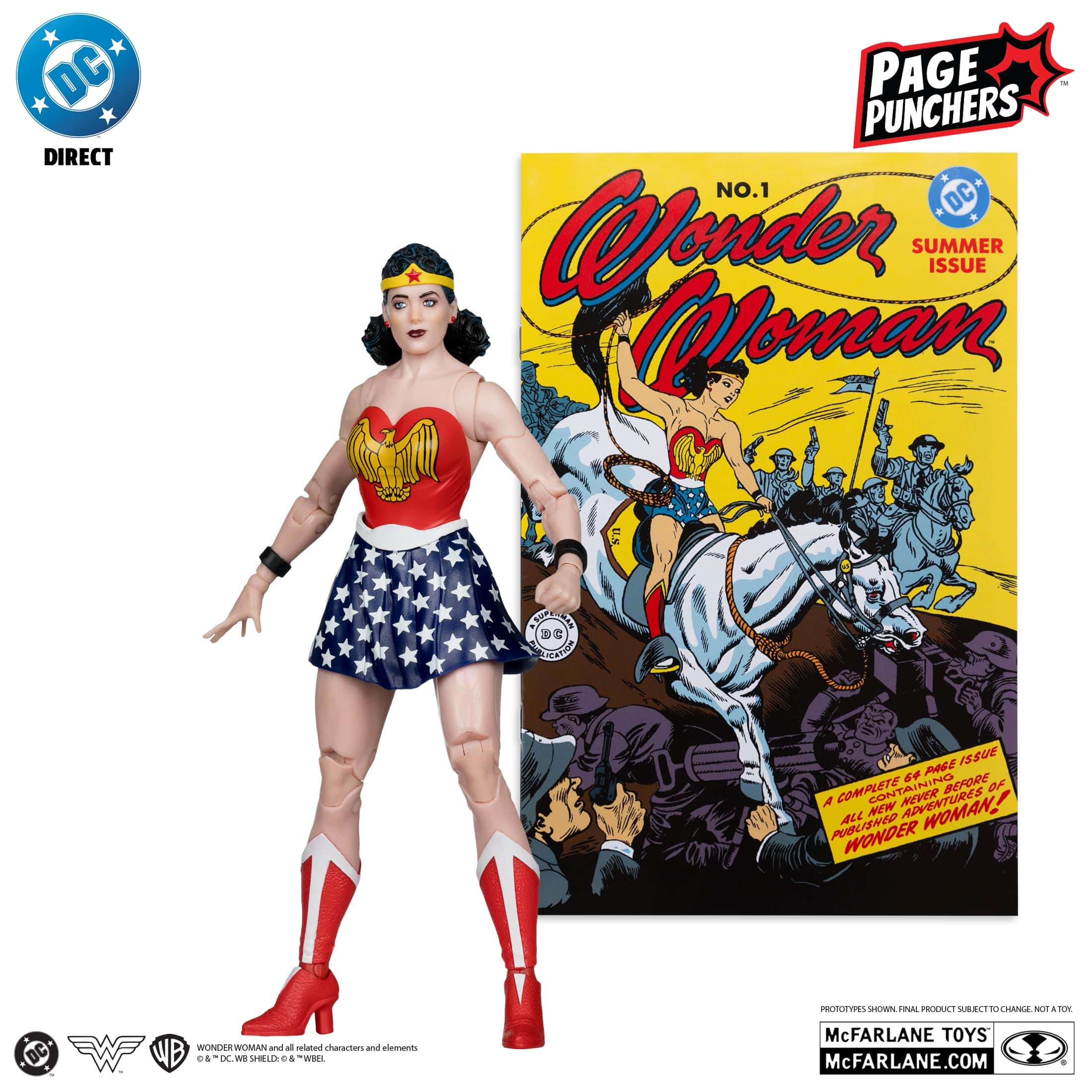 McFarlane Toys DC Direct Wonder Woman Figure Page Punchers #1