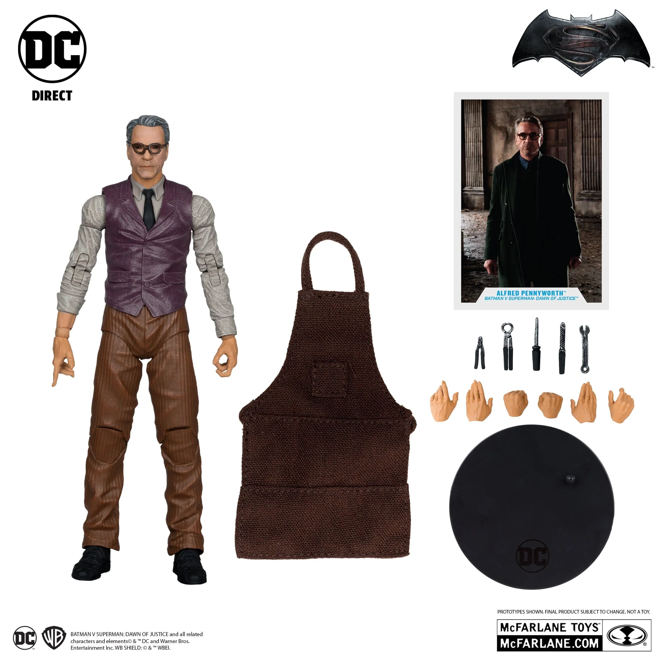 McFarlane Toys DC Multiverse Alfred Pennyworth Figure Batman VS Superman Dawn Of Justice - Image 3