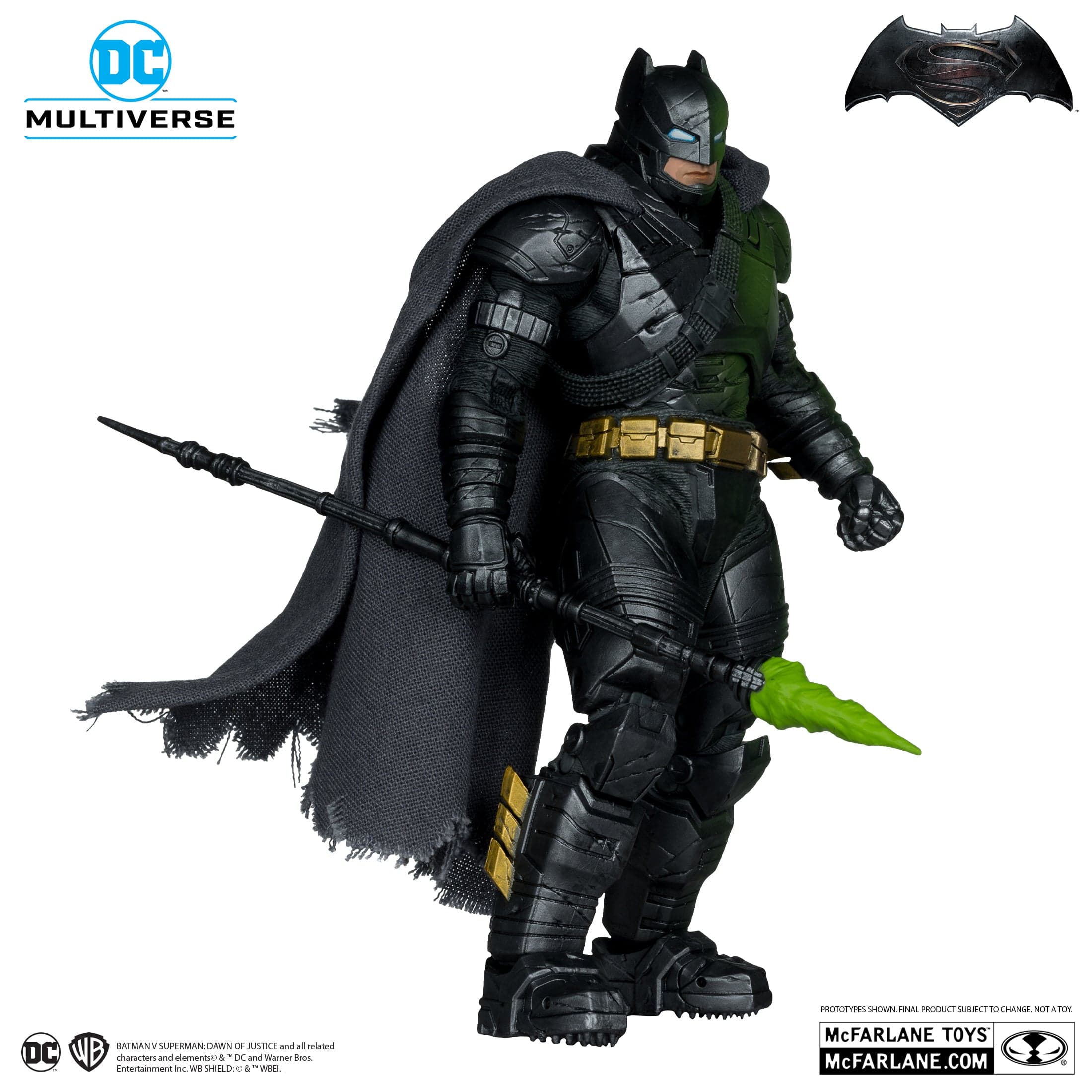 McFarlane Toys DC Multiverse Batman Armor Suit Platinum Version Batman VS Superman Dawn Of Justice - Image 2