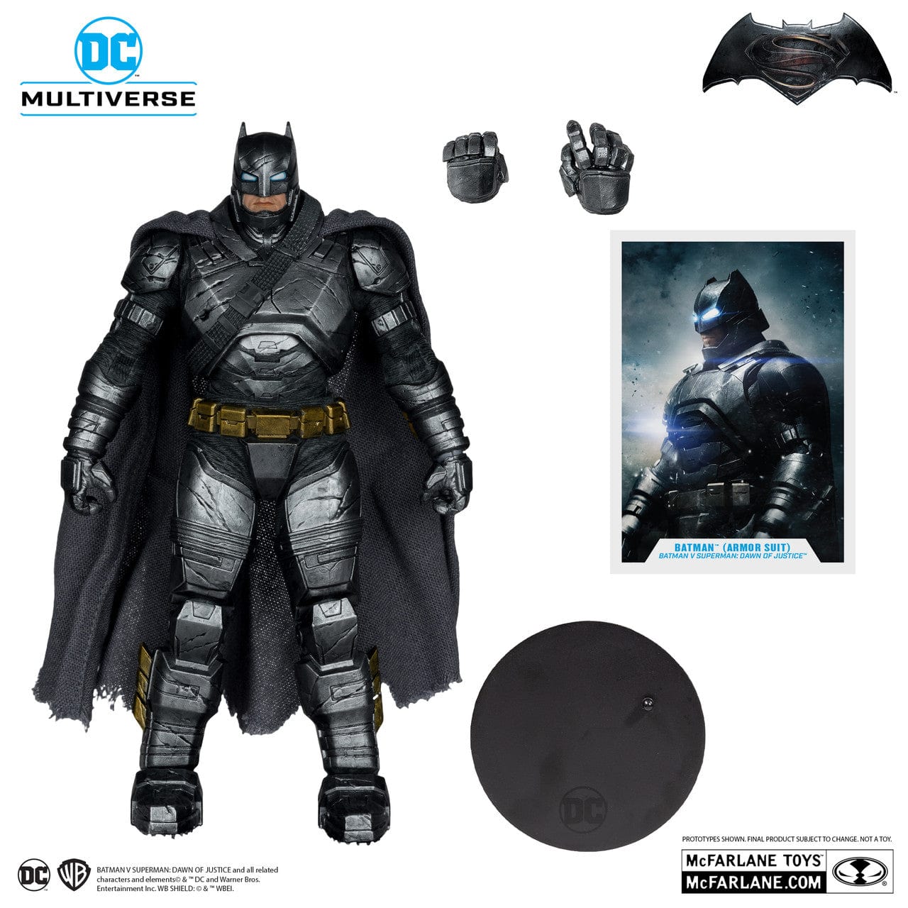 McFarlane Toys DC Multiverse Batman Armored Suit Figure Batman VS Superman Dawn Of Justice - Image 3