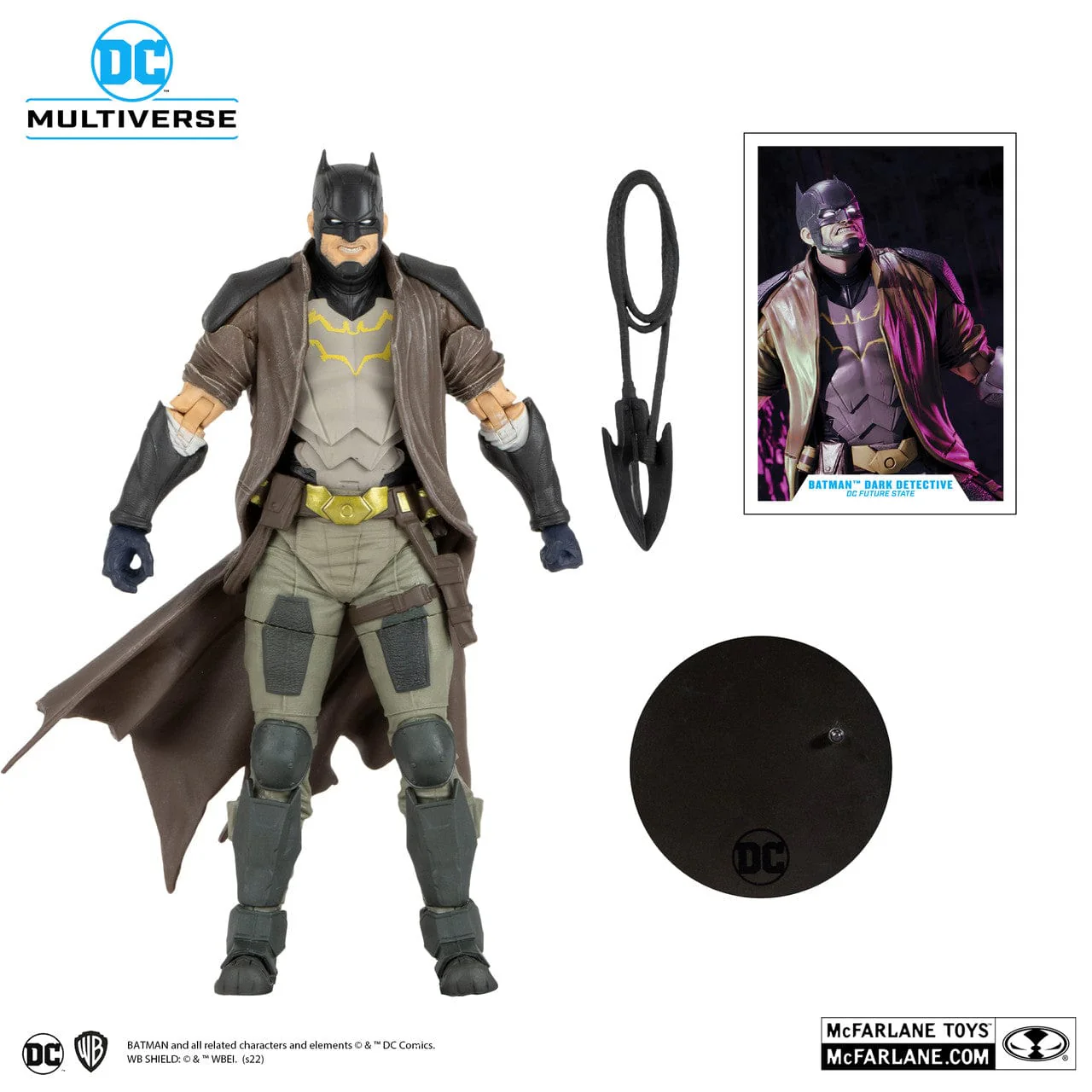McFarlane Toys DC Multiverse Batman Dark Detective Figure Future State 15227 - Image 3