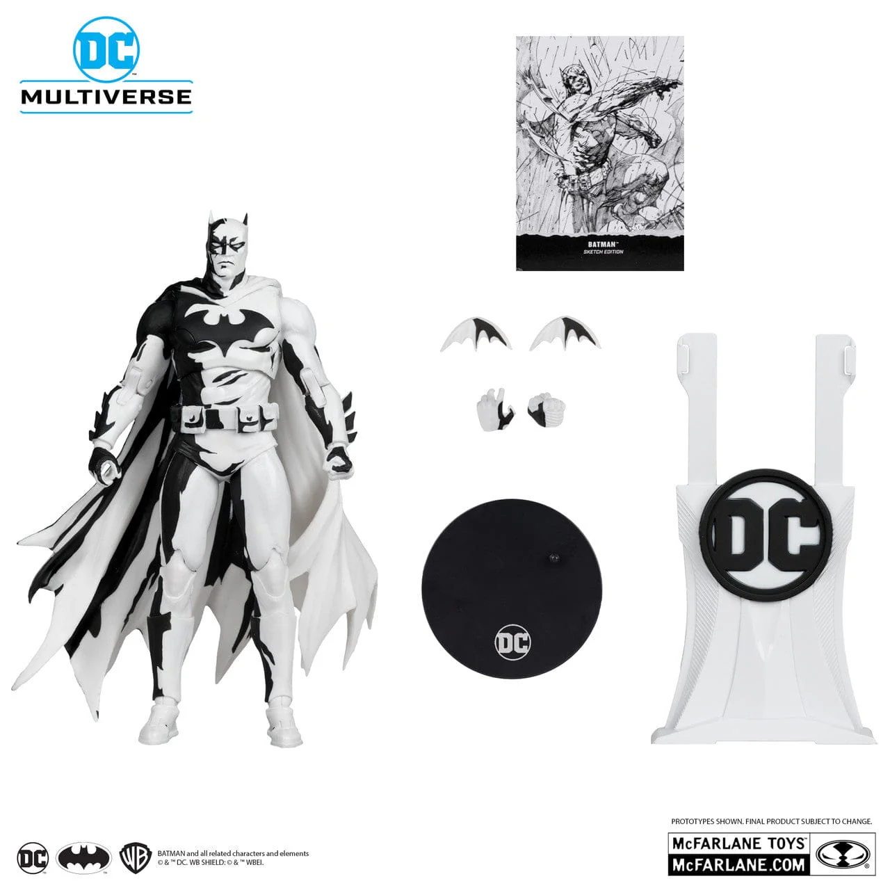 McFarlane Toys DC Multiverse Batman Hush Sketch Edition Figure - Image 4