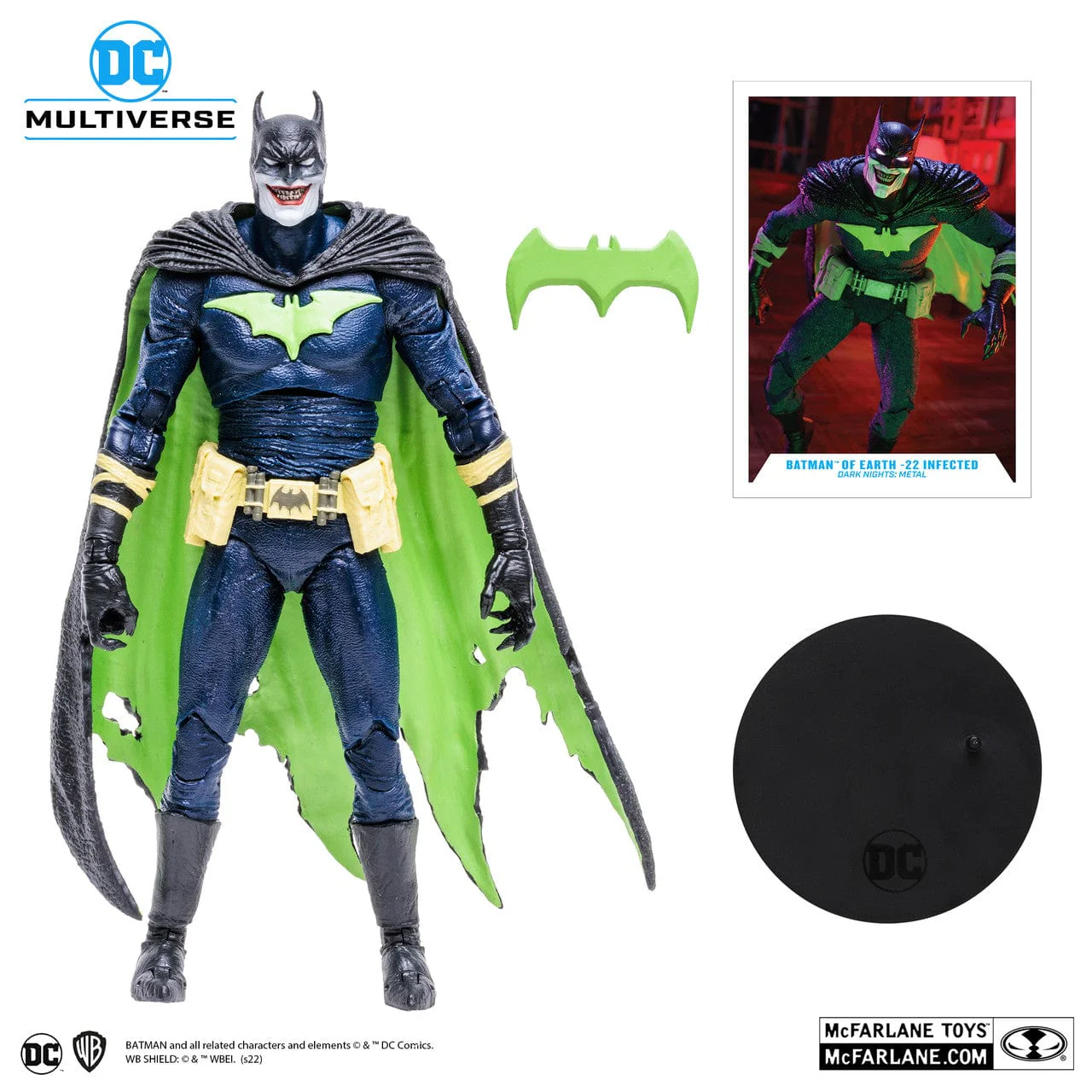 McFarlane Toys DC Multiverse Batman Of Earth 22 Infected Dark Nights Metal Figure - Image 3