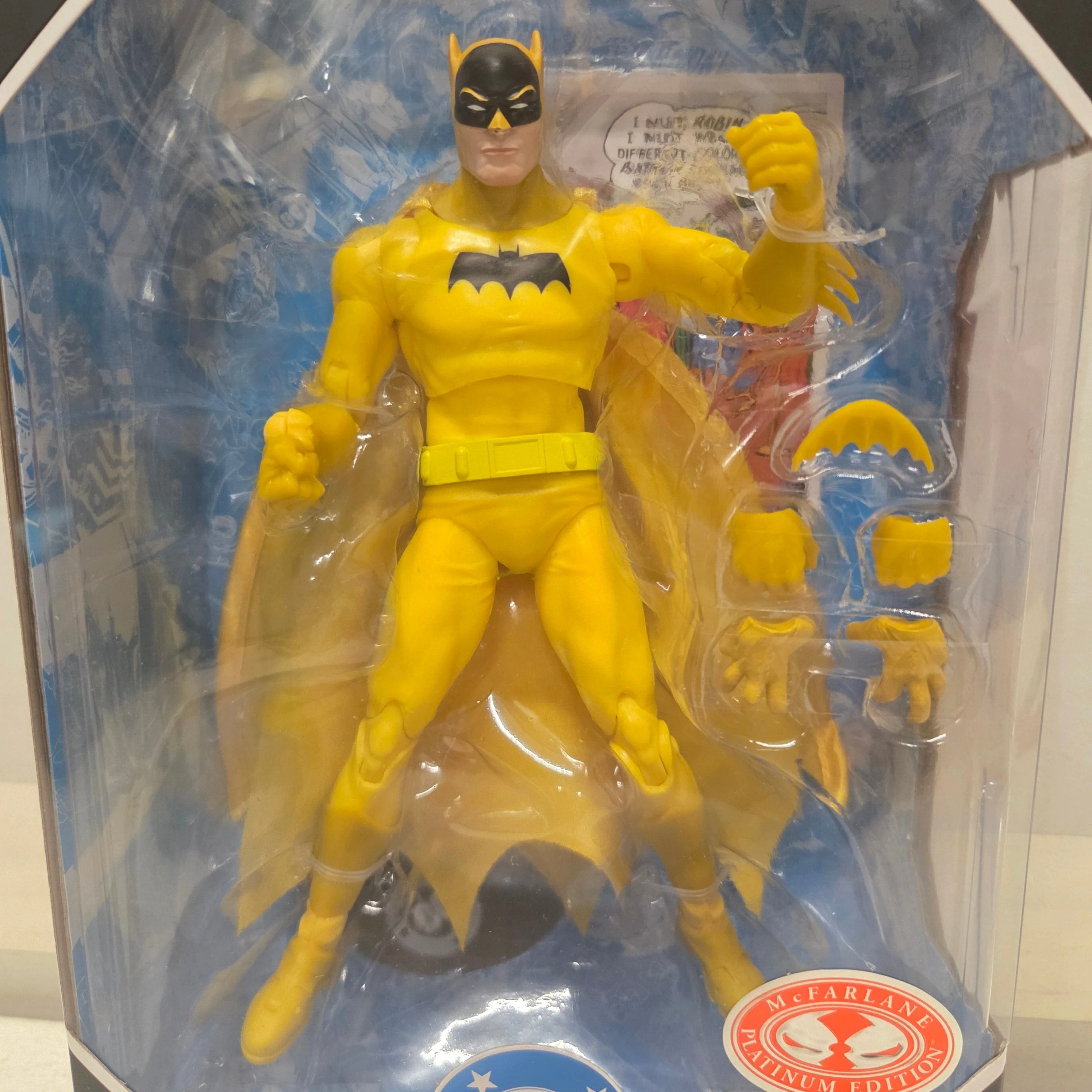 McFarlane Toys DC Multiverse Batman Yellow Suit Figure Detective Comics #241 - Image 3