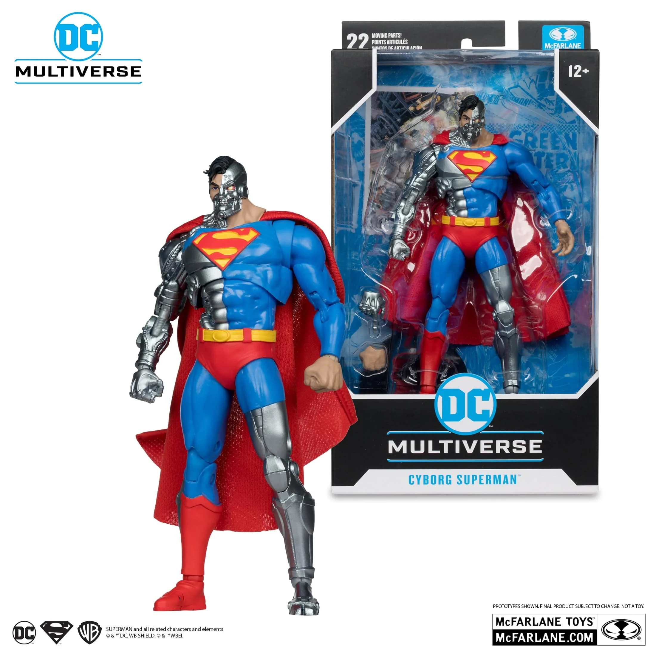 McFarlane Toys DC Multiverse Cyborg Superman Figure Revenge Of The Green Lanterns