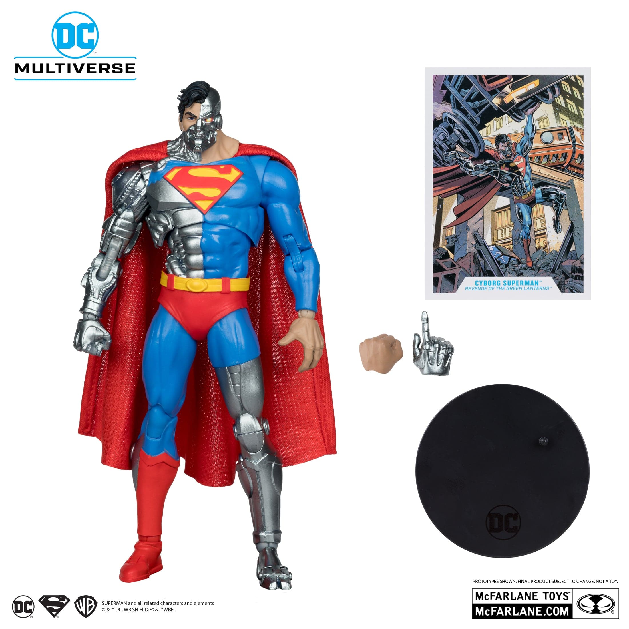McFarlane Toys DC Multiverse Cyborg Superman Figure Revenge Of The Green Lanterns - Image 3