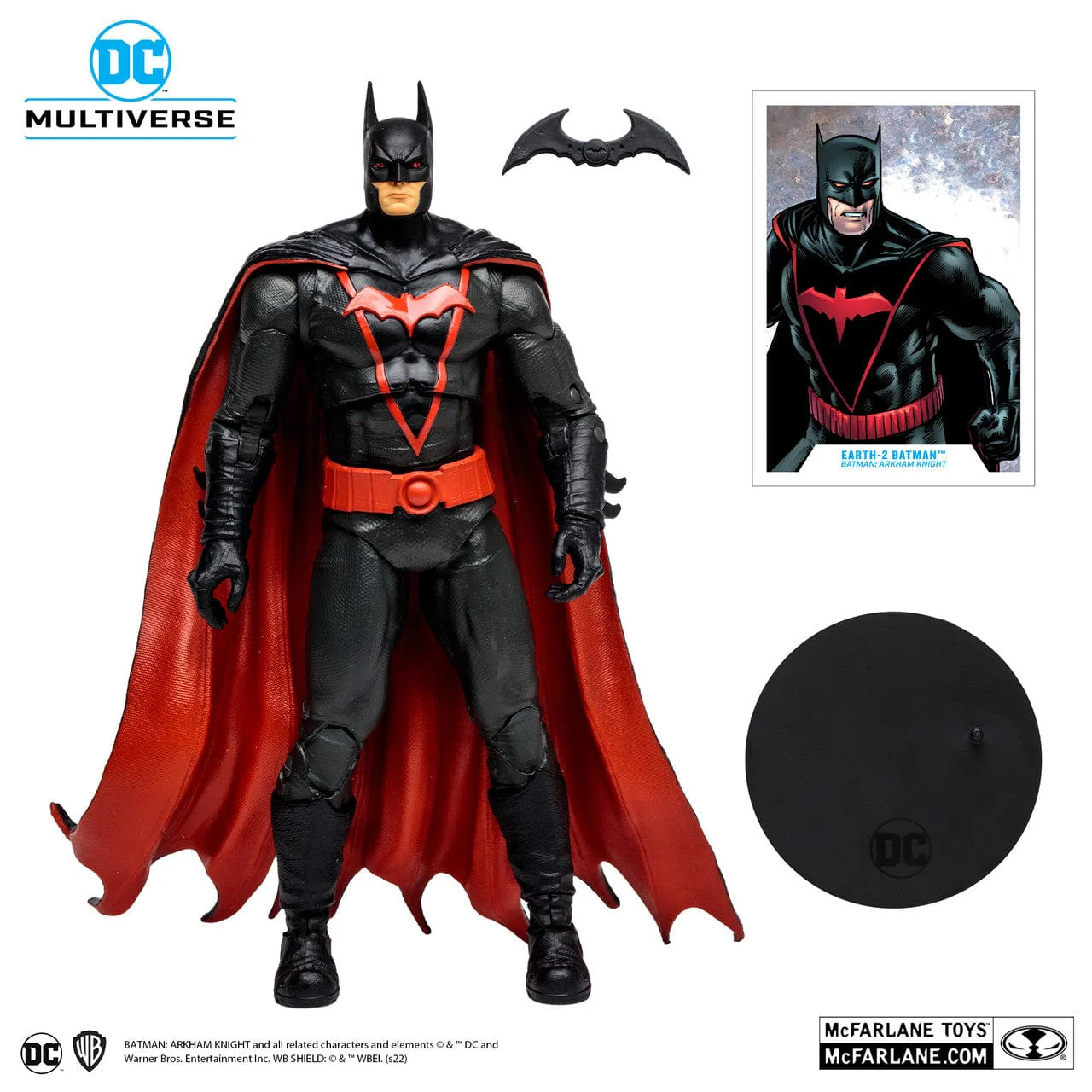 McFarlane Toys Dc Multiverse Earth 2 Batman Figure Arkham Knight 15391 - Image 3
