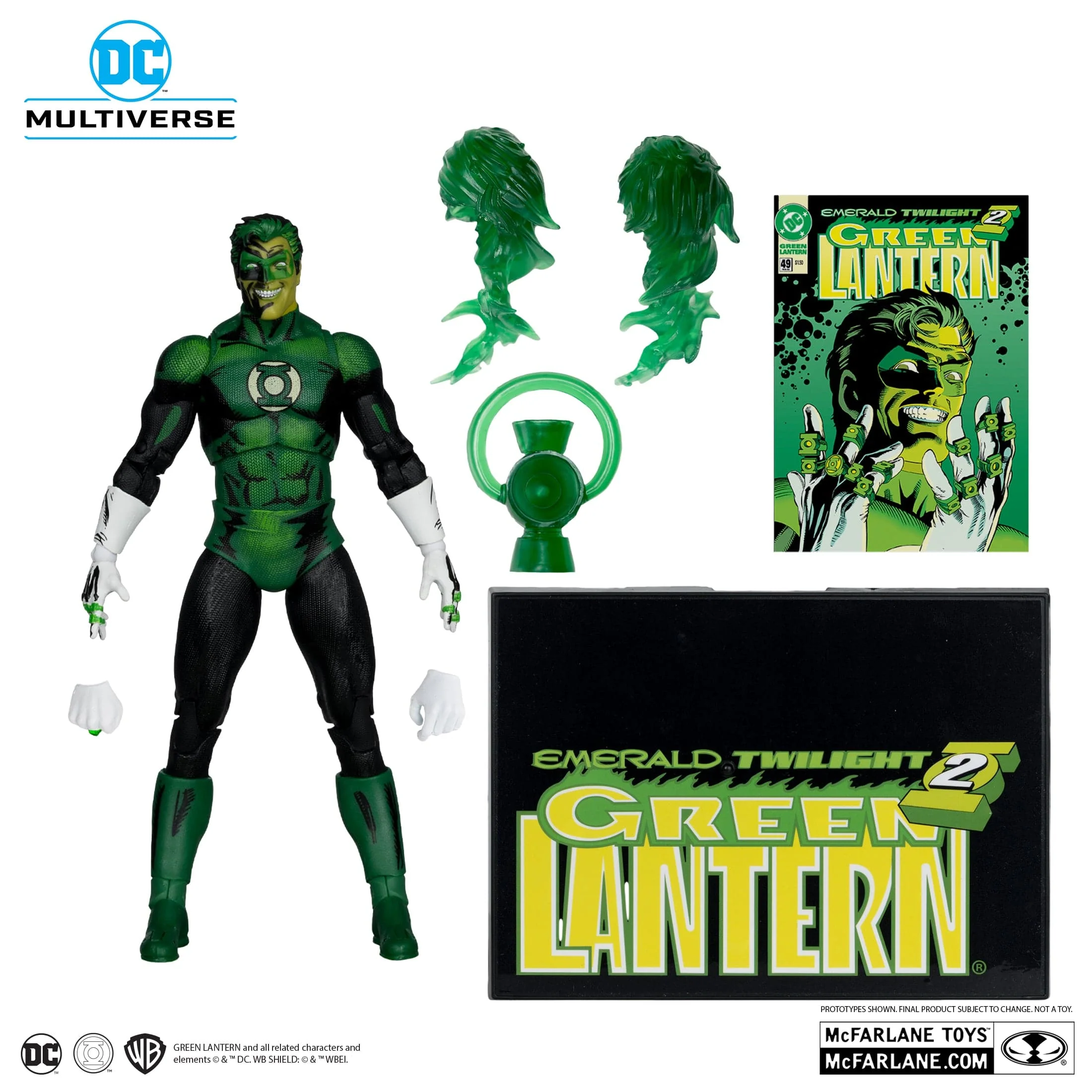 McFarlane Toys DC Multiverse Green Lantern Emerald Twilight Cover Recreations Action figure - Image 4