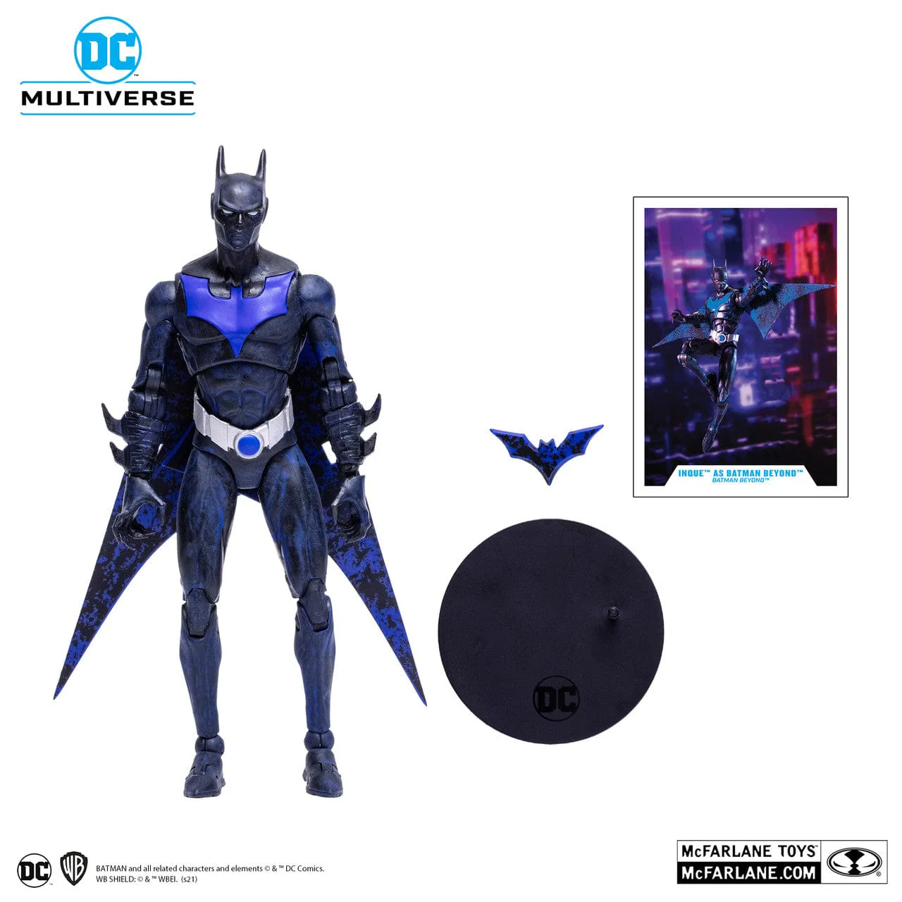 McFarlane Toys DC Multiverse Inque As Batman Figure Batman Beyond - Image 3