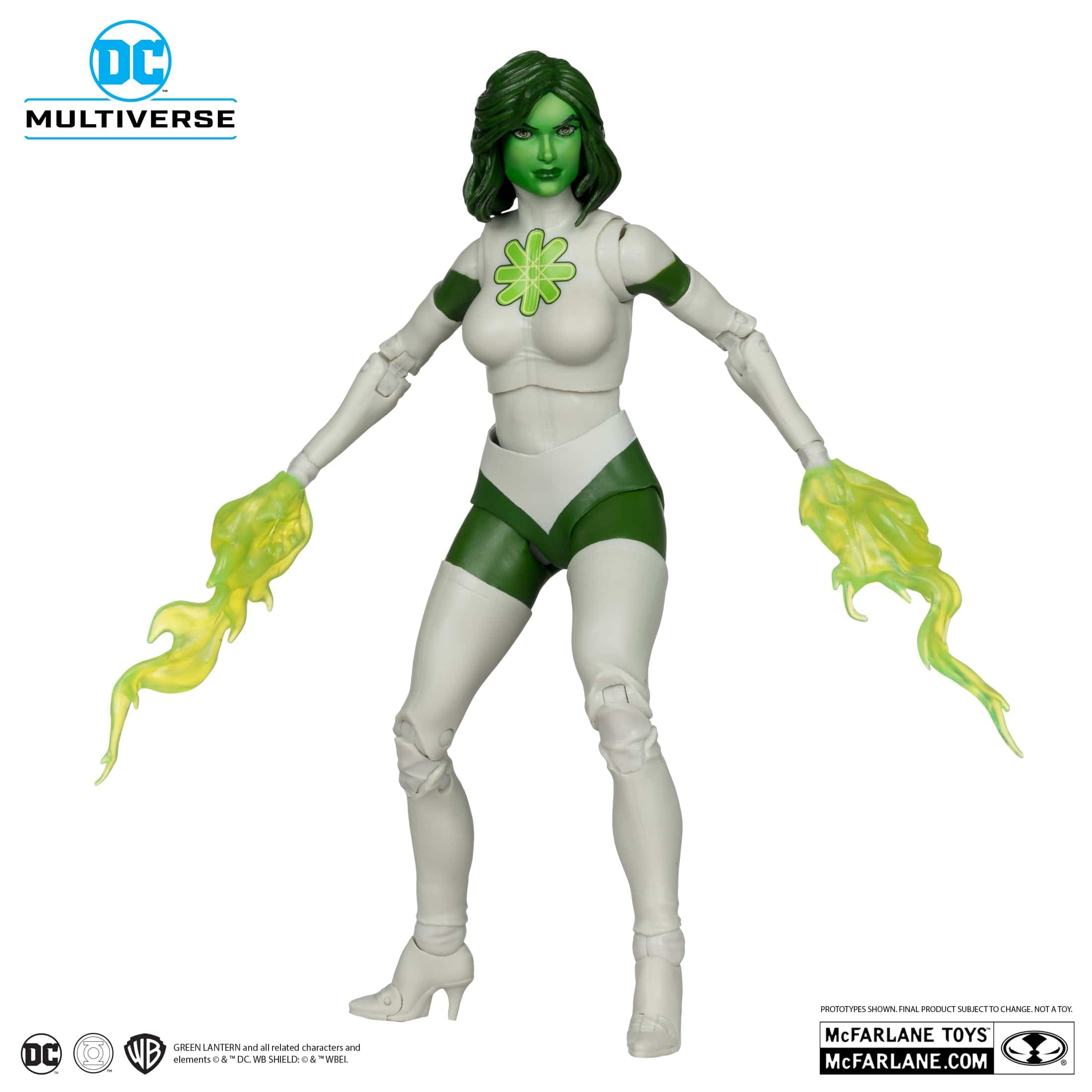 McFarlane Toys DC Multiverse Jade Green Lantern Corps Platinum Figure - Image 2