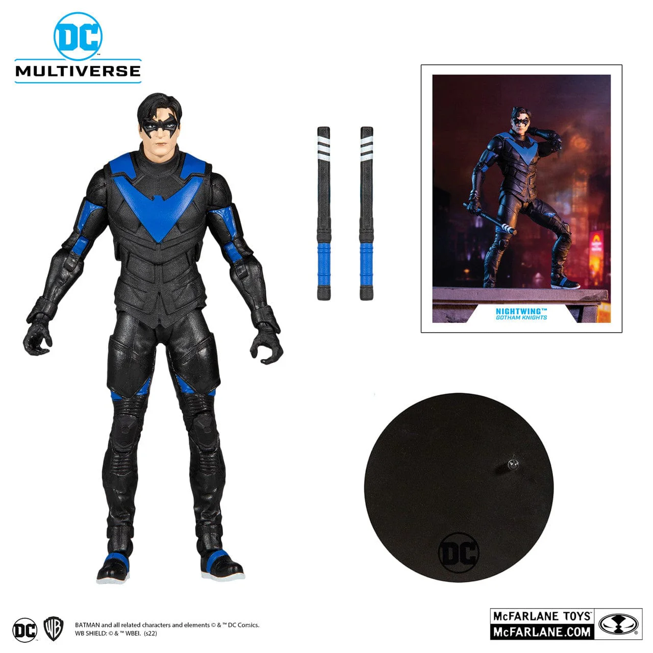 McFarlane Toys DC Multiverse Nightwing Figure Gotham Knights - Image 3