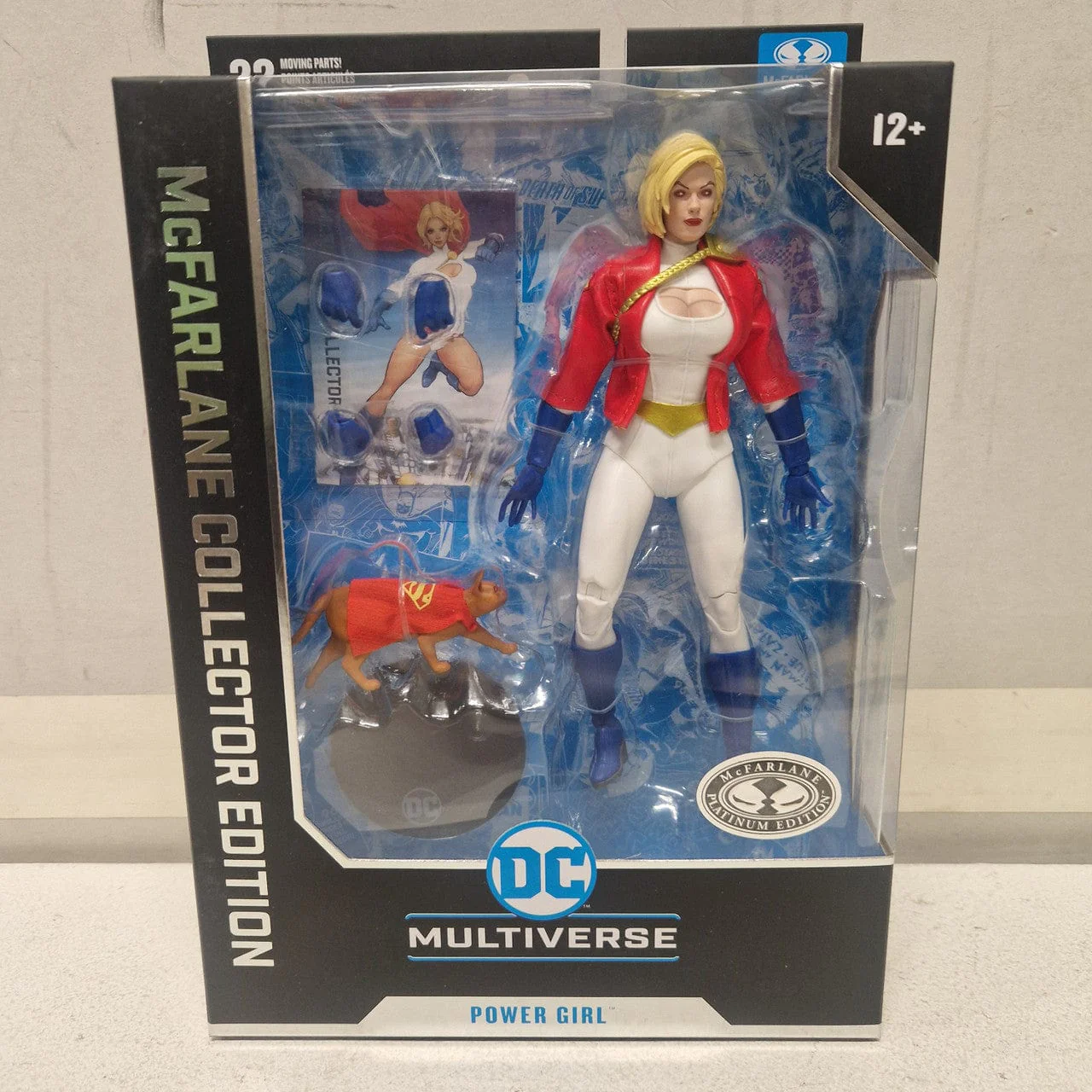 McFarlane Toys DC Multiverse Power Girl Platinum Figure Power Girl Reborn