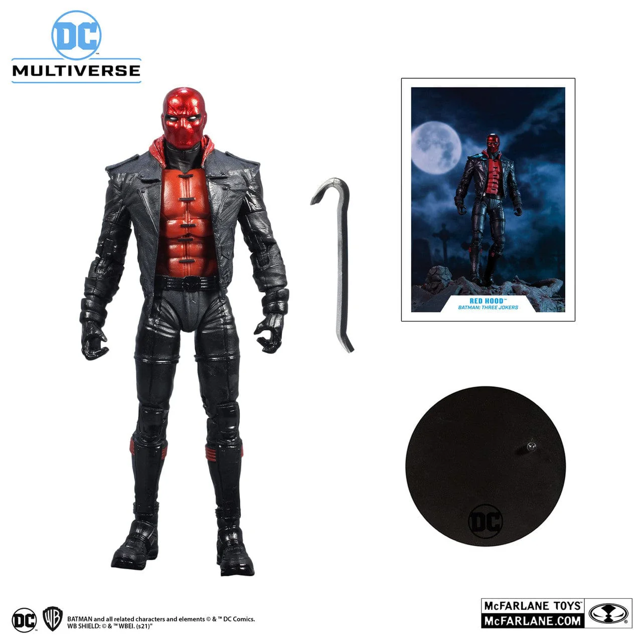 McFarlane Toys DC Multiverse Red Hood Figure Three Jokers - Image 3