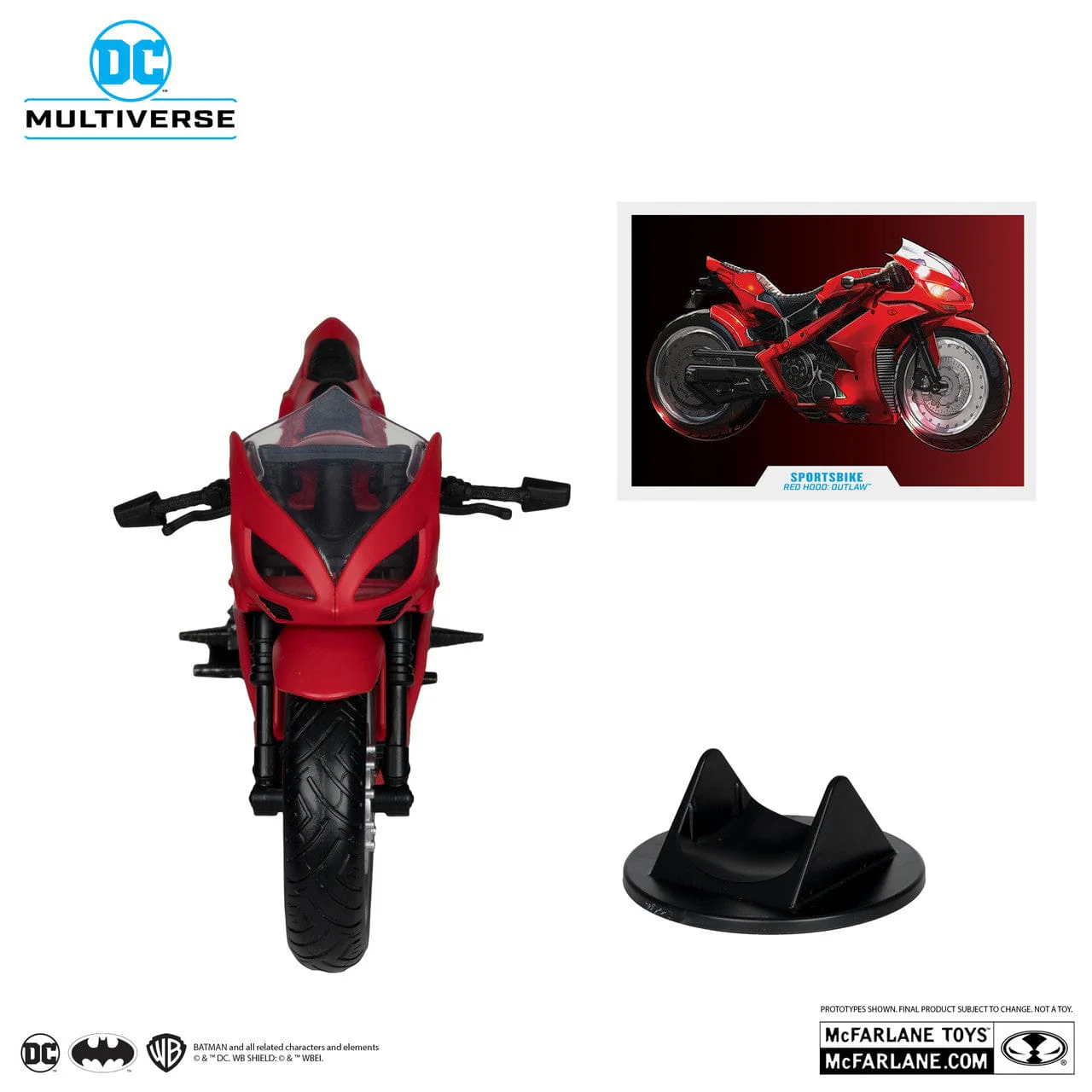 McFarlane Toys DC Multiverse Red Hood's Sportsbike Red Hood Outlaw - Image 3