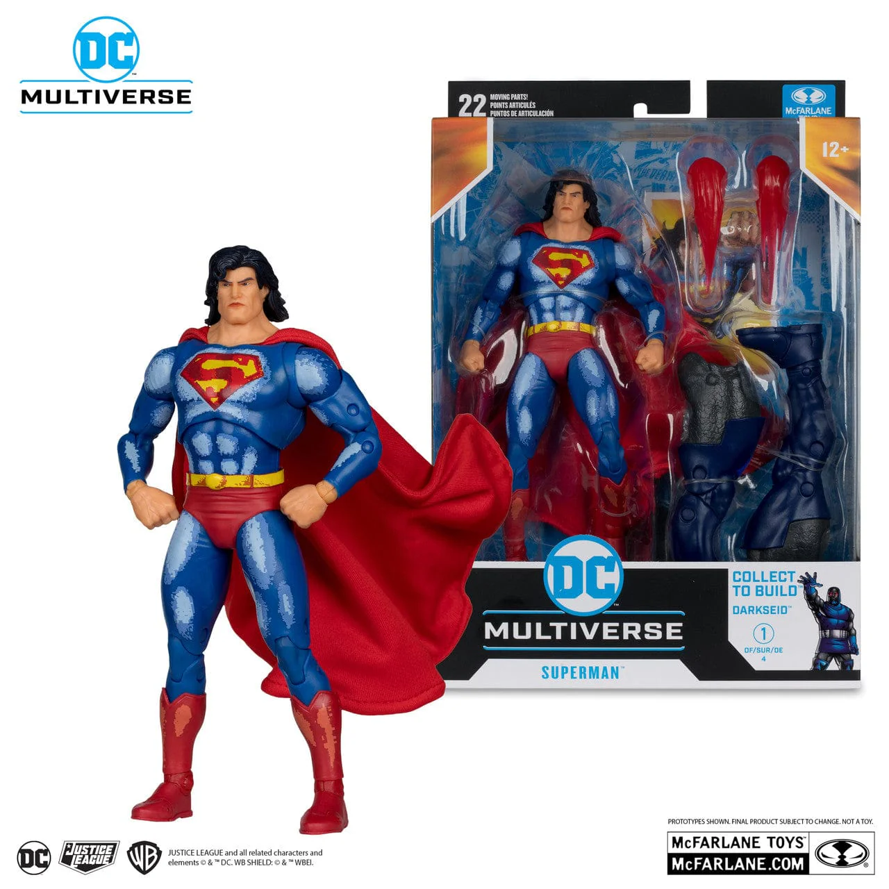 McFarlane Toys DC Multiverse Superman Figure Justice League Task Force