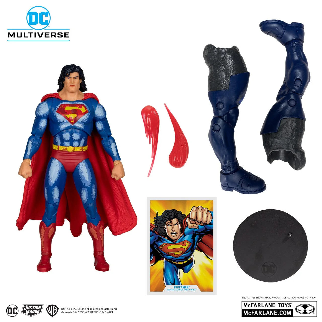 McFarlane Toys DC Multiverse Superman Figure Justice League Task Force - Image 3