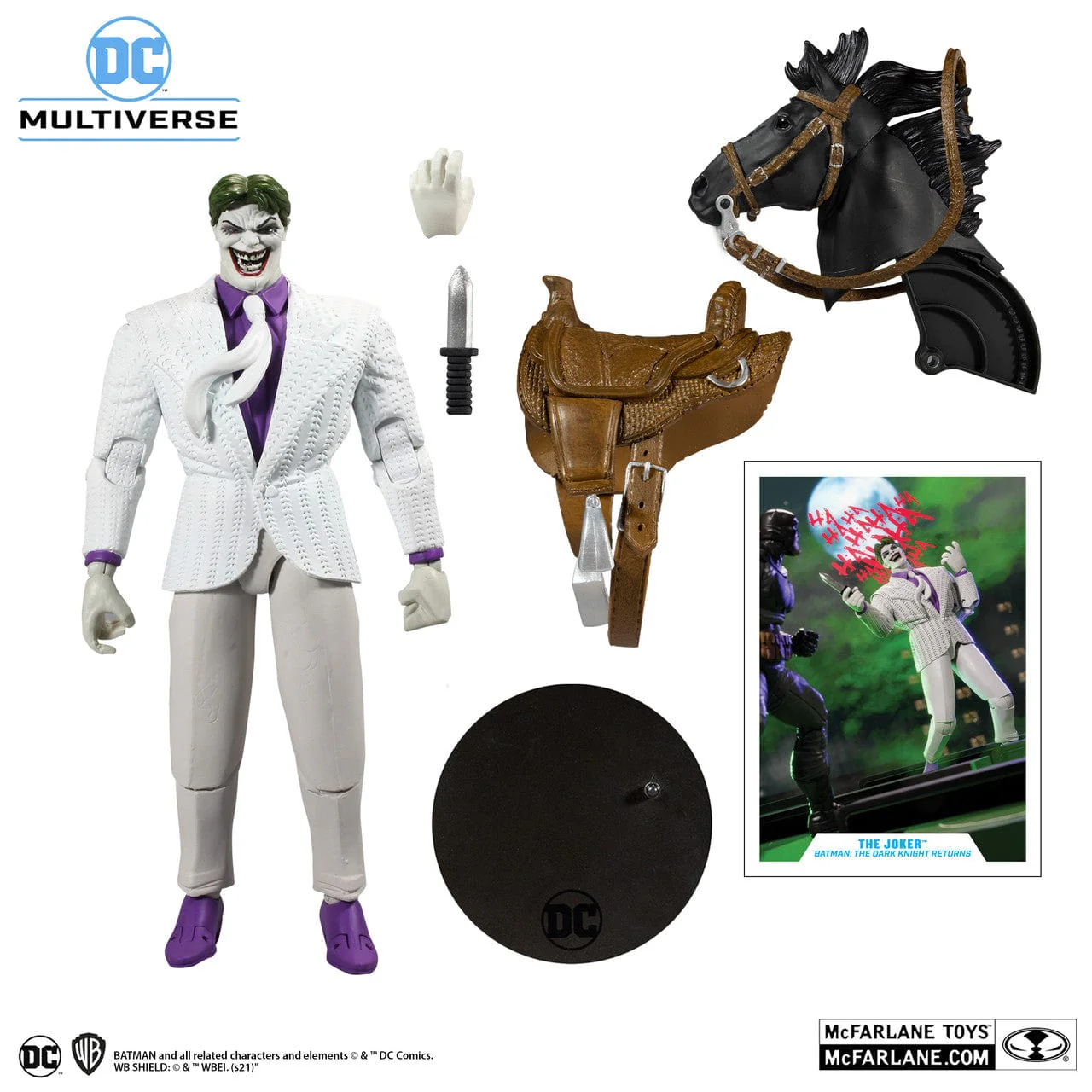 McFarlane Toys DC Multiverse The Joker Figure Dark Knight Returns Build-A Fig 15437 - Image 3