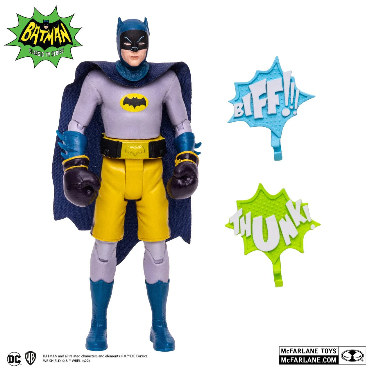 McFarlane Toys DC Retro Boxing Batman Figure Classic TV Series - Image 2