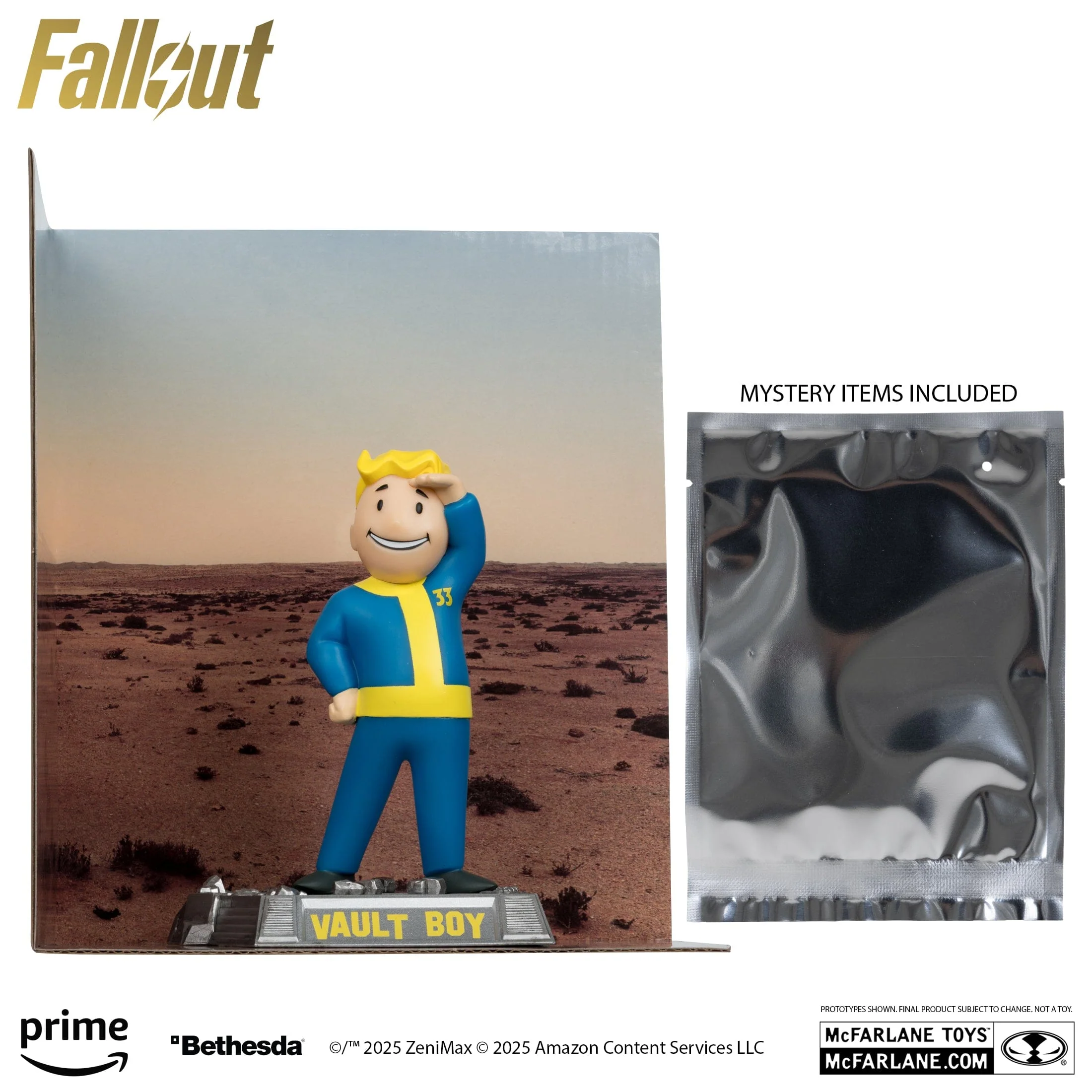 McFarlane Toys Fallout Vault Boy Mascot Version 3 Fallout TV Series Movie Maniacs - Image 3