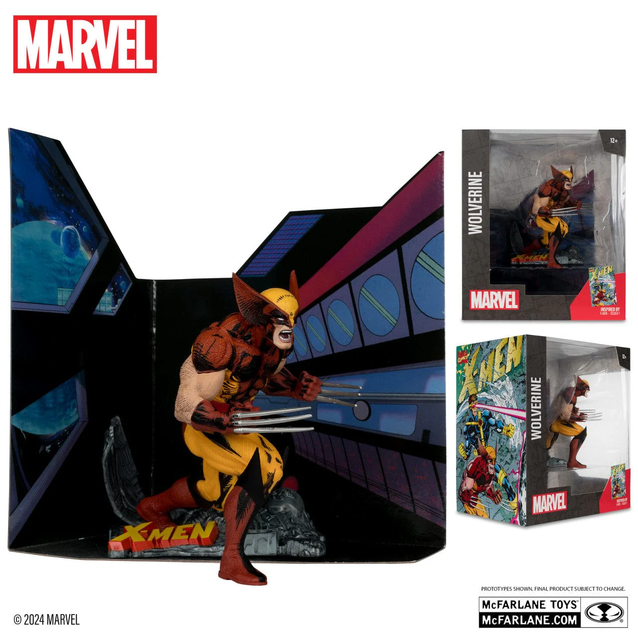 McFarlane Toys Marvel Wolverine X-Men 1:10th Scale Figure #1 - Image 2
