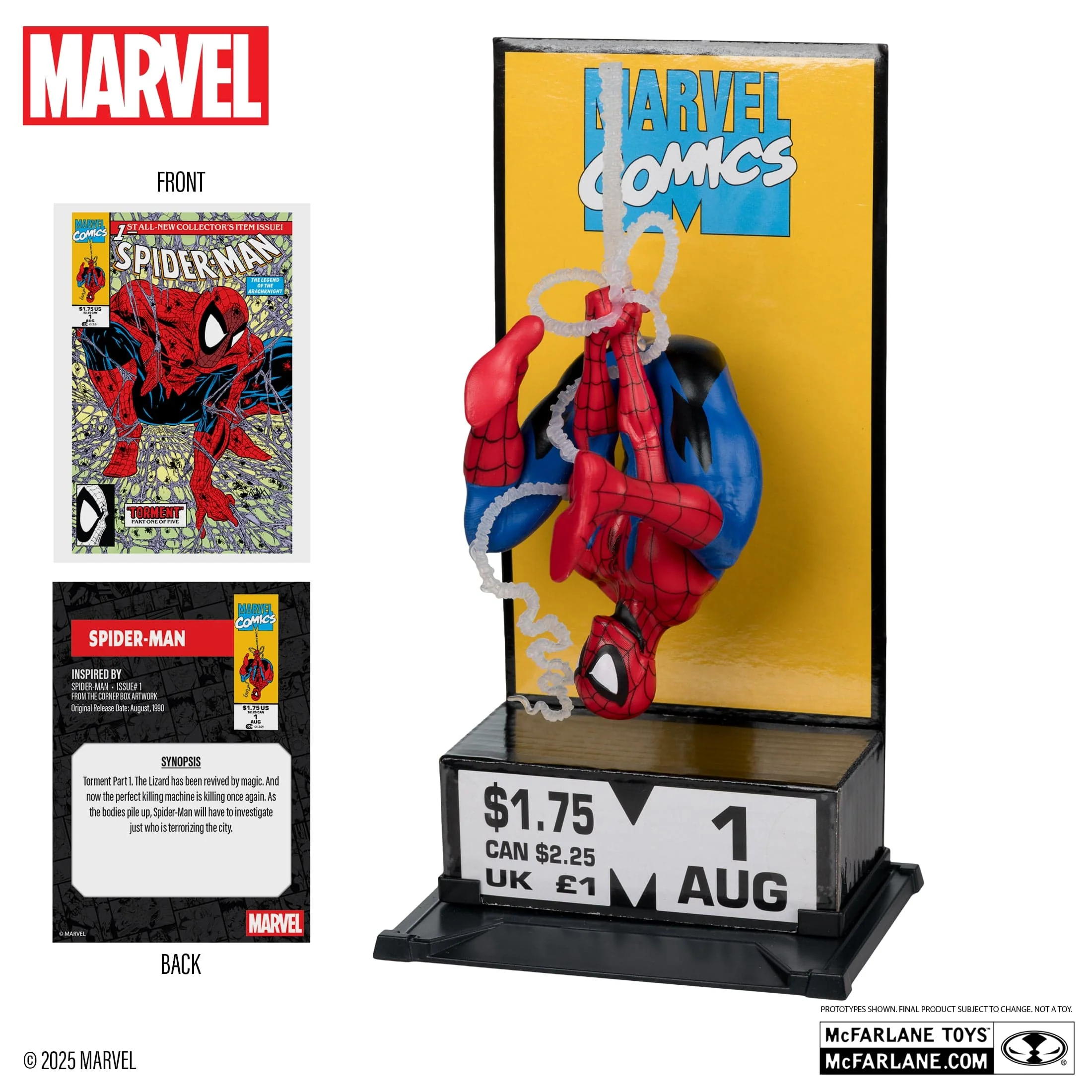 McFarlane Toys Marvel Spider-Man #1 Corner Box - Image 3