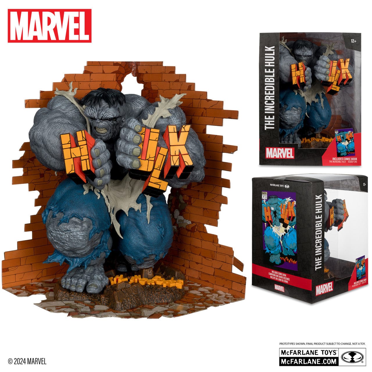 McFarlane Toys Marvel The Incredible Hulk 1:6th Scale Figure The Incredible Hulk #345 - Image 3