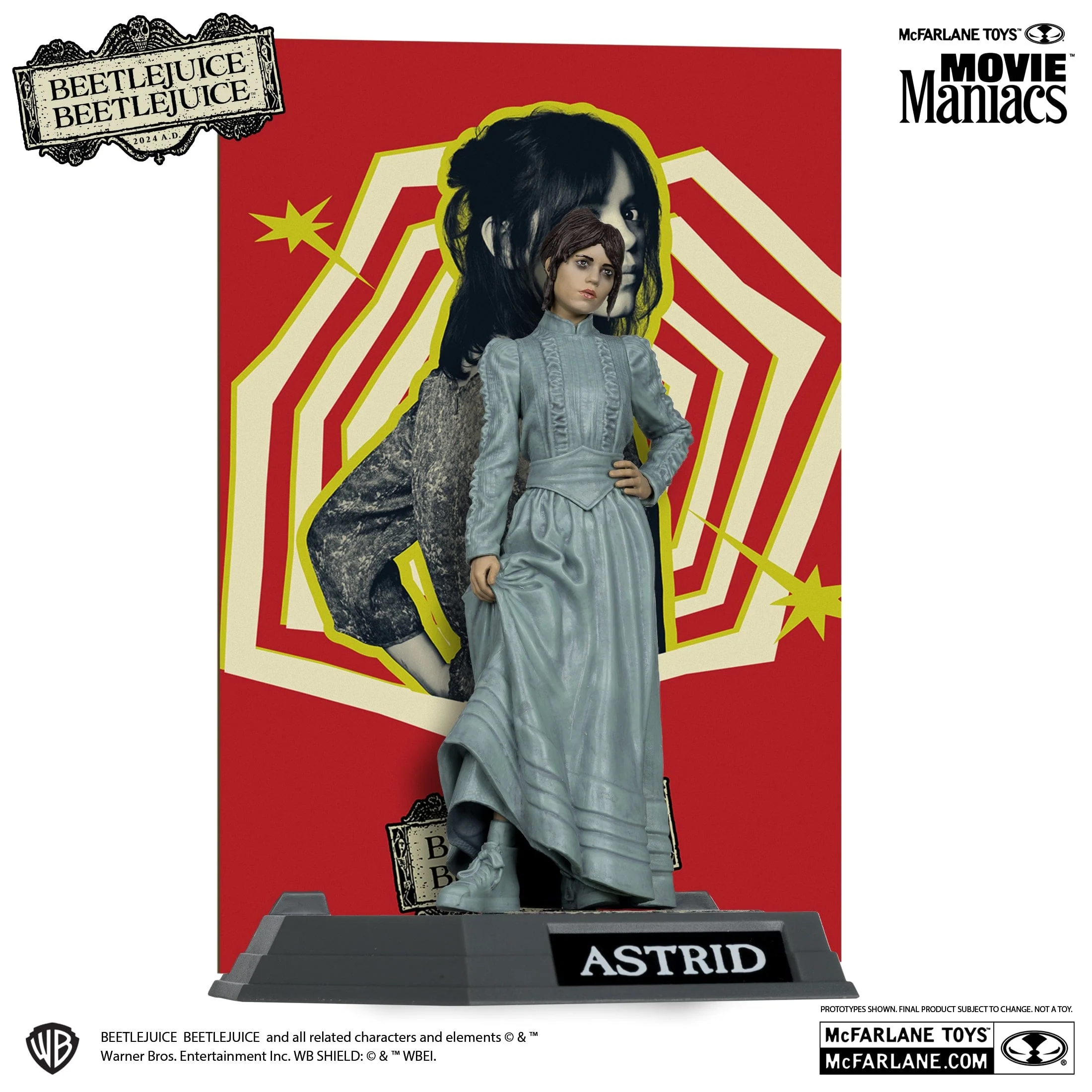 McFarlane Toys Movie Maniacs Astrid Figure Beetlejuice Beetlejuice