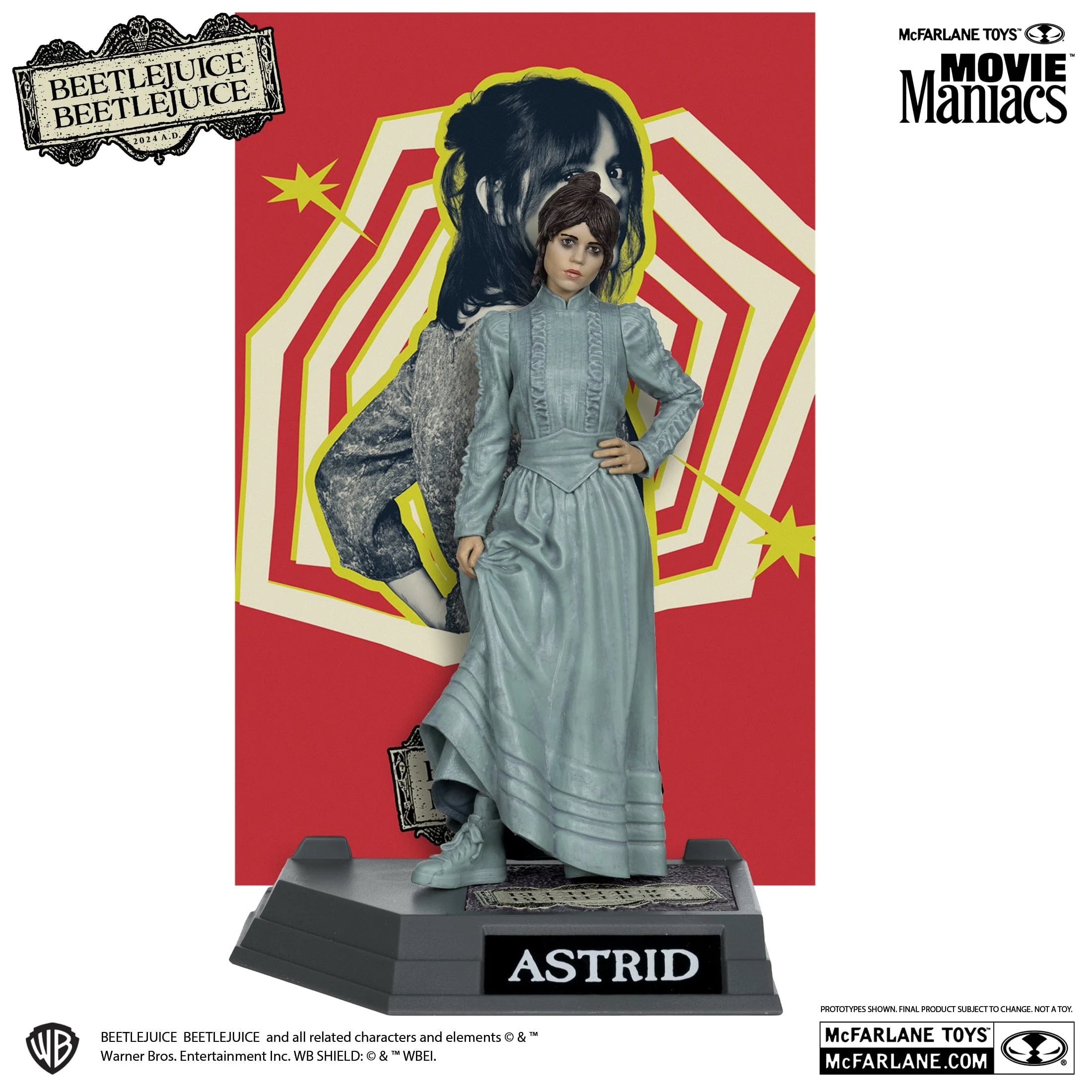 McFarlane Toys Movie Maniacs Astrid Figure Beetlejuice Beetlejuice - Image 2