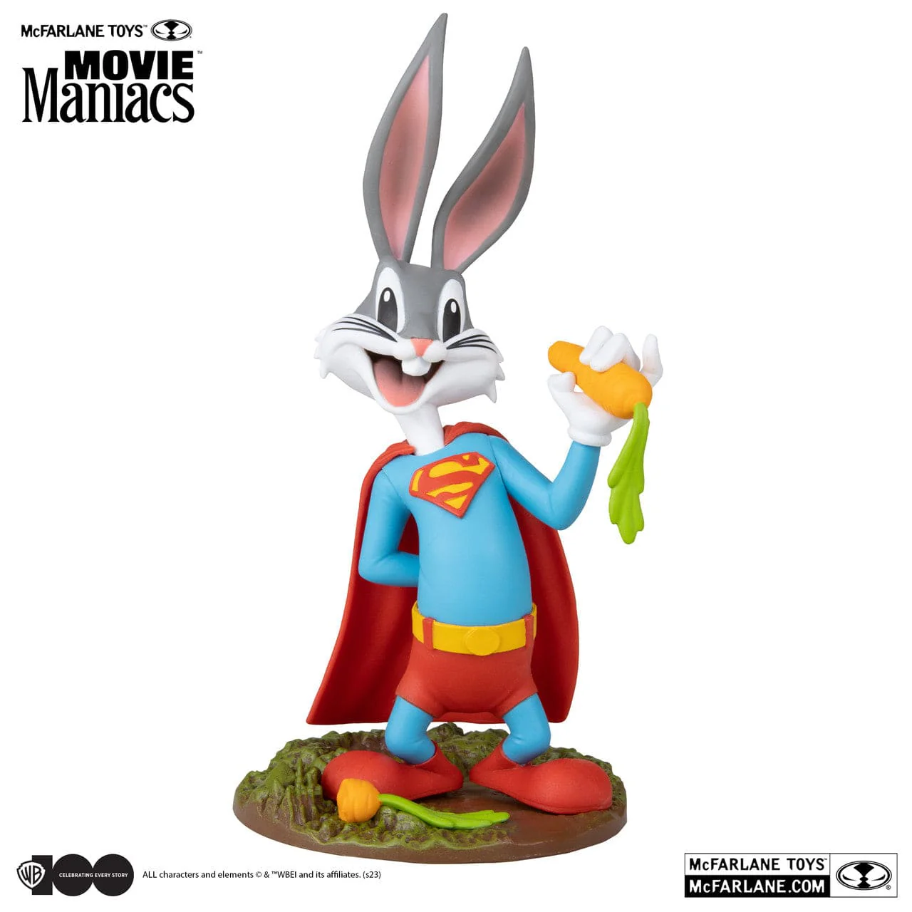 McFarlane Toys Movie Maniacs Bugs Bunny As Superman Figure