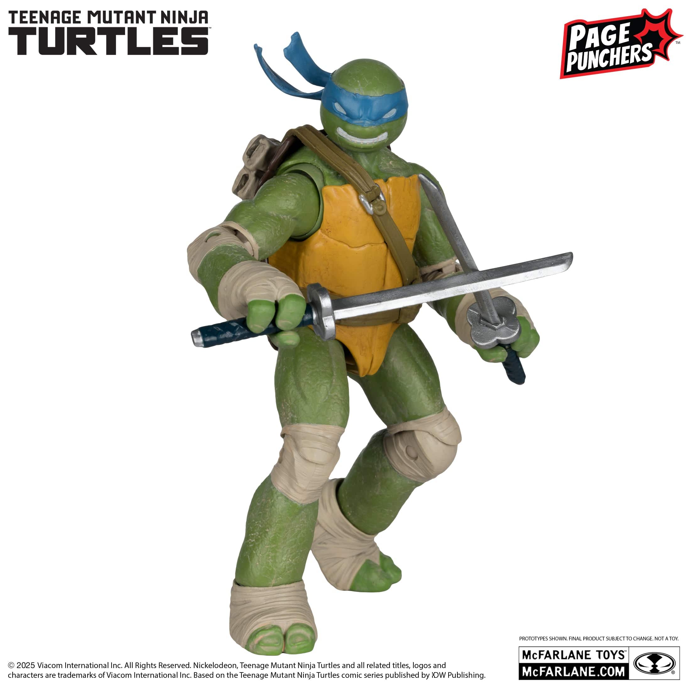 McFarlane Toys Teenage Mutant Ninja Turtles Leonardo Page Puncher Action Figure - Image 2