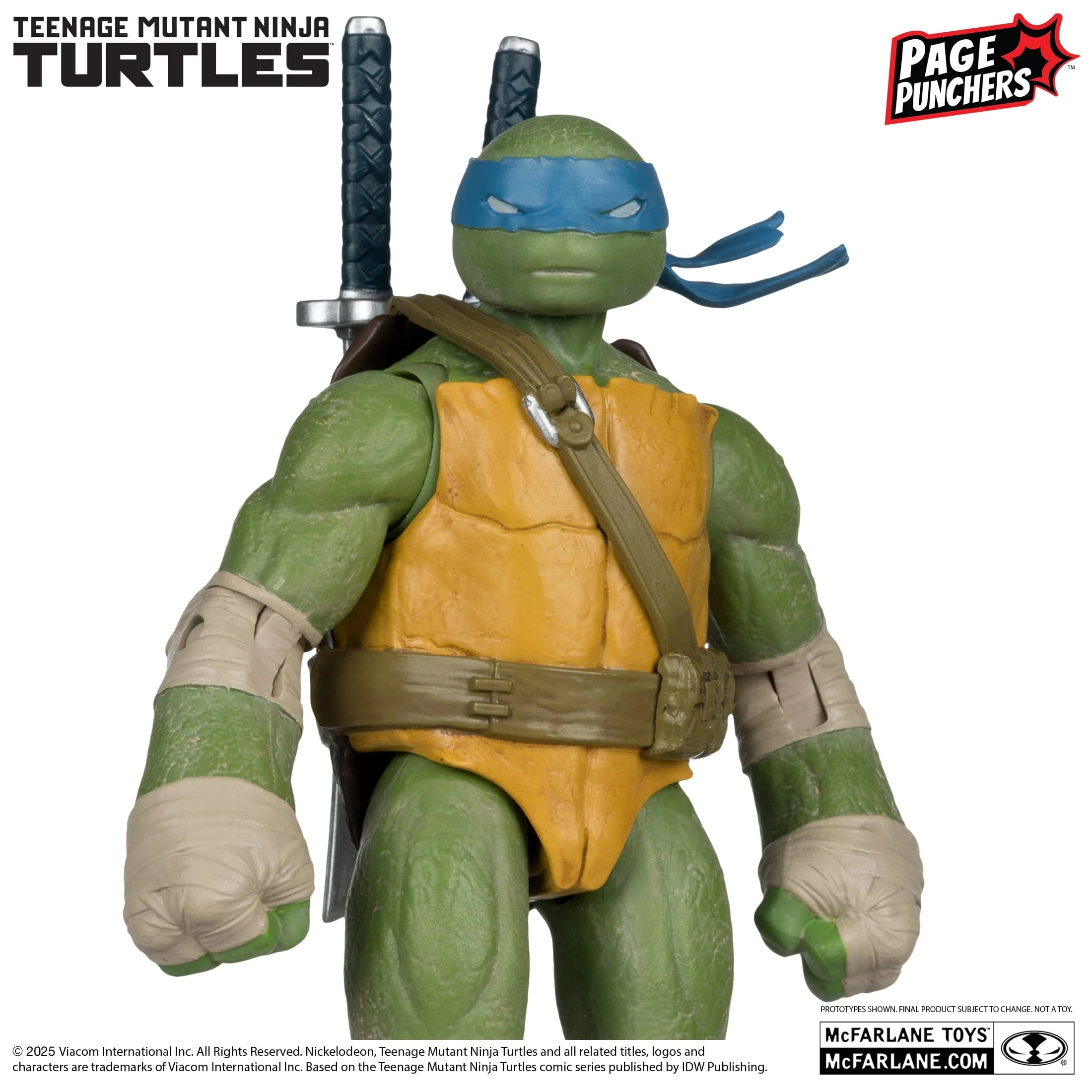McFarlane Toys Teenage Mutant Ninja Turtles Leonardo Page Puncher Action Figure - Image 4