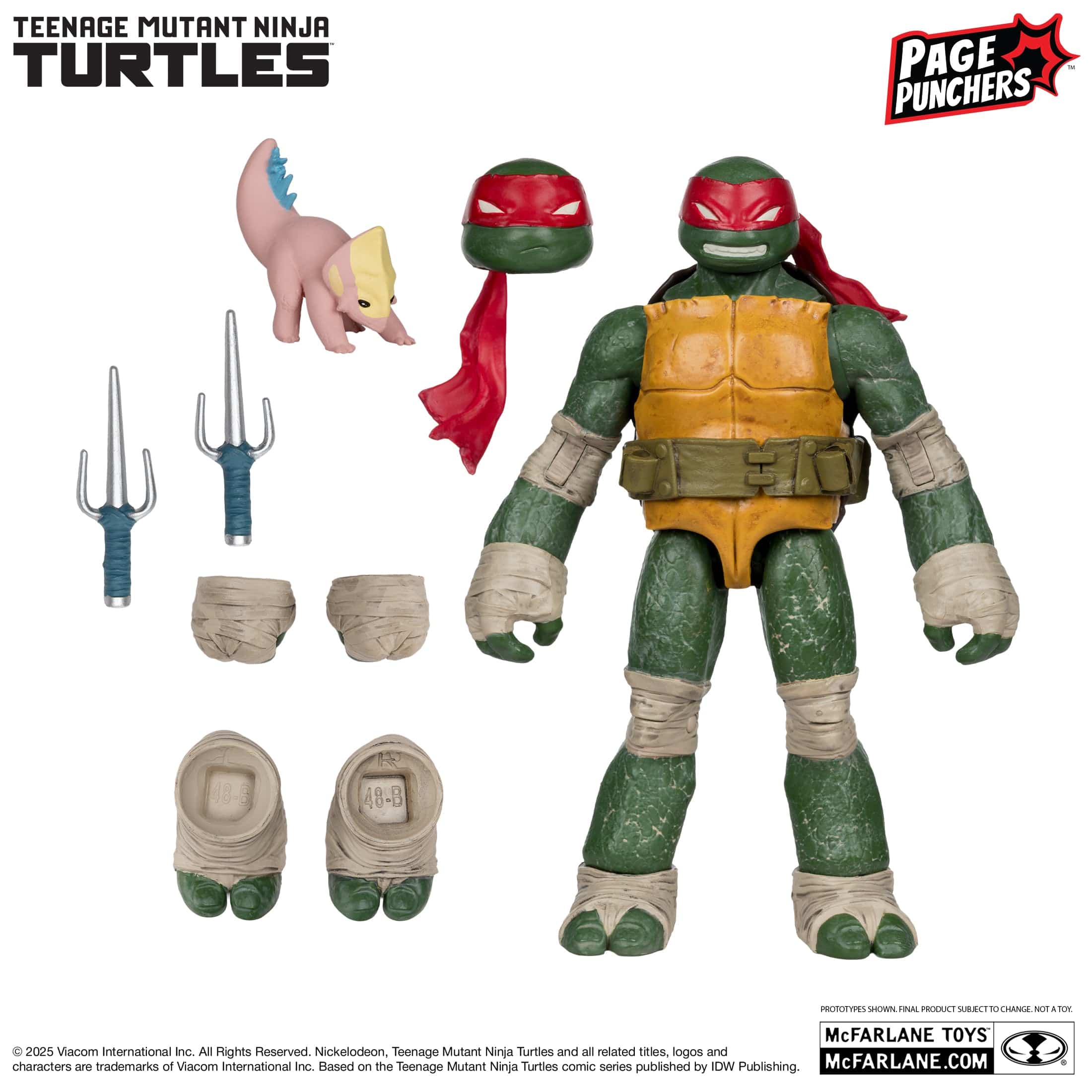 McFarlane Toys Teenage Mutant Ninja Turtles Raphael Page Punchers Action figure - Image 4