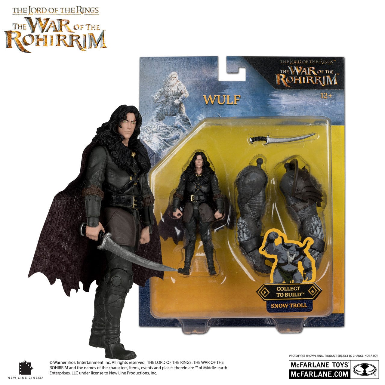 McFarlane Toys The Lord of the Rings: The War of the Rohirrim Wulf Figure