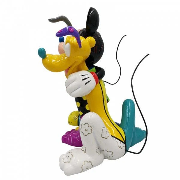 Disney Britto Mickey and Pluto Figurine 6007094 - Image 2