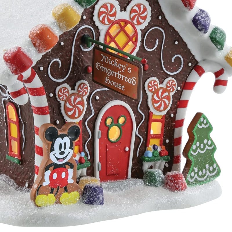Mickey's Gingerbread House Disney Village by Department 56 - Image 3