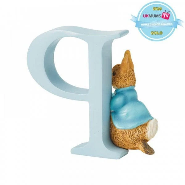 "P" Running Peter Rabbit Beatrix Potter Alphabet Letter - Image 2
