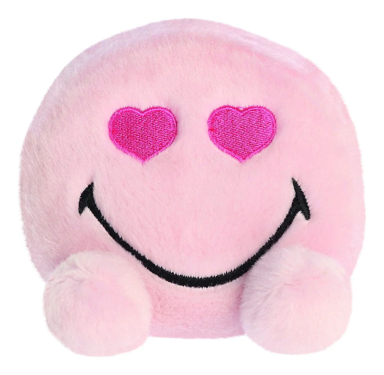 Palm Pals Smiley World Heart Eyes Smiley 5” Plush By Aurora World