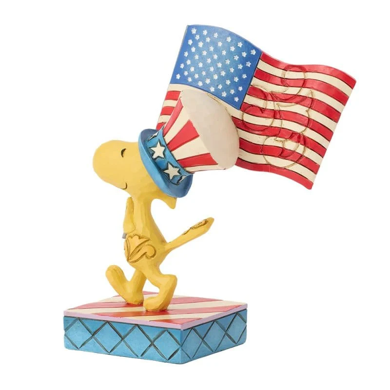 Patriotic Woodstock Figurine Peanuts by Jim Shore - Image 3