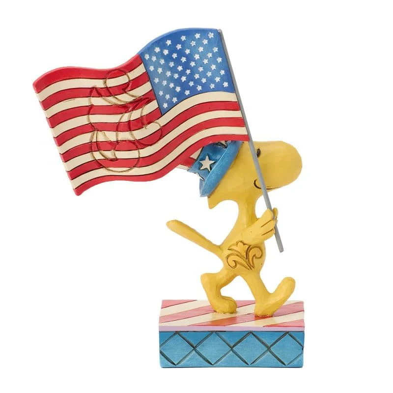 Patriotic Woodstock Figurine Peanuts by Jim Shore - Image 5