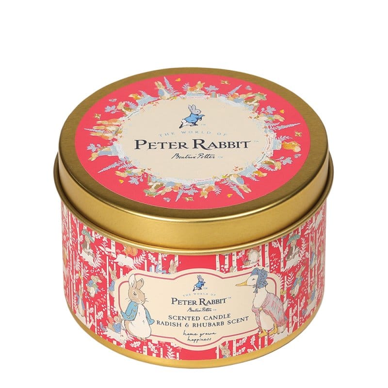 Radish & Rhubarb Tin Candle Peter Rabbit Home Fragrance