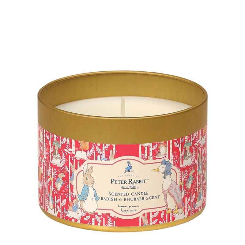 Radish & Rhubarb Tin Candle Peter Rabbit Home Fragrance - Image 3